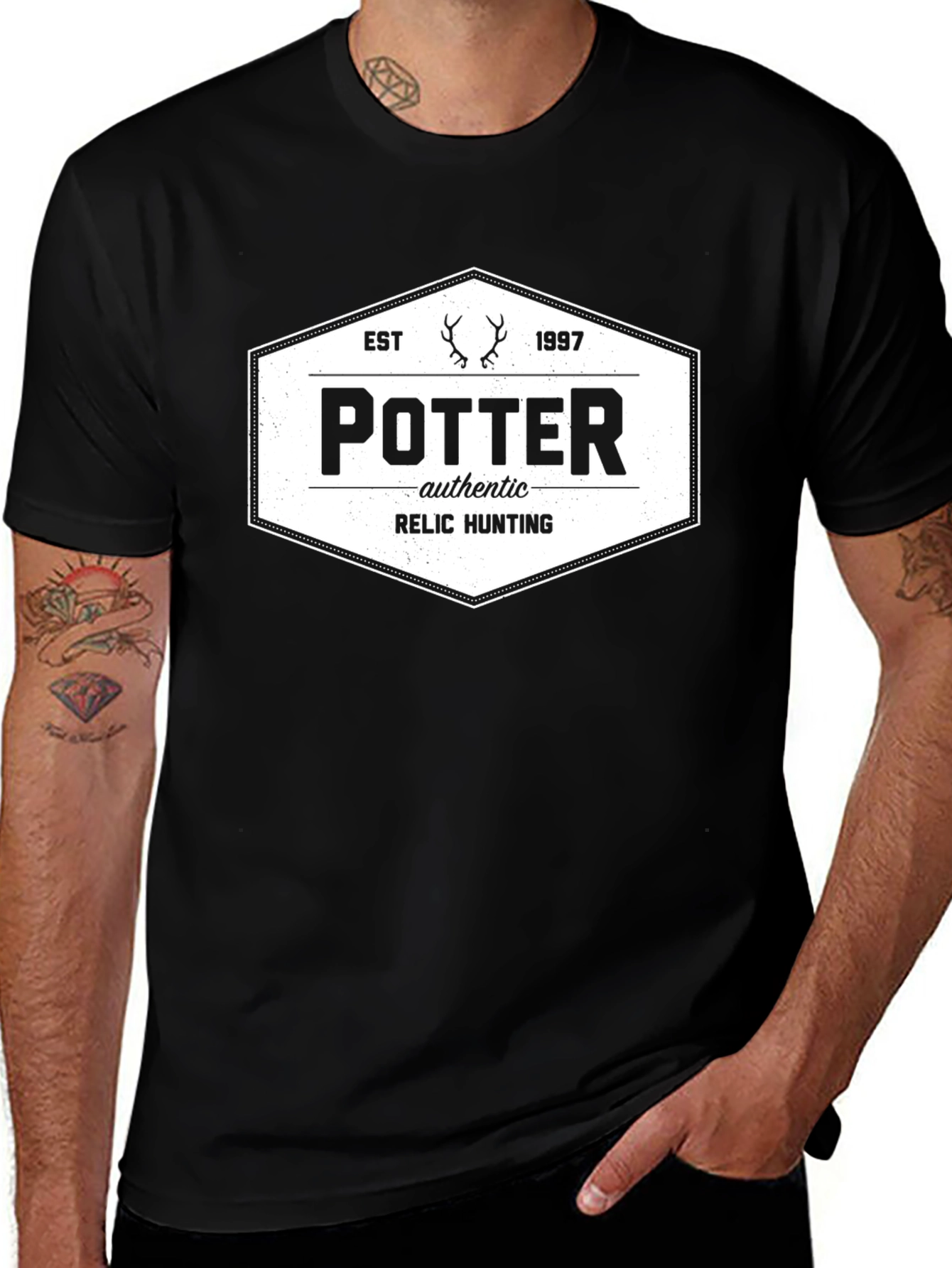 Potter Relic Hunting T-Shirt - Authentic Vintage Style