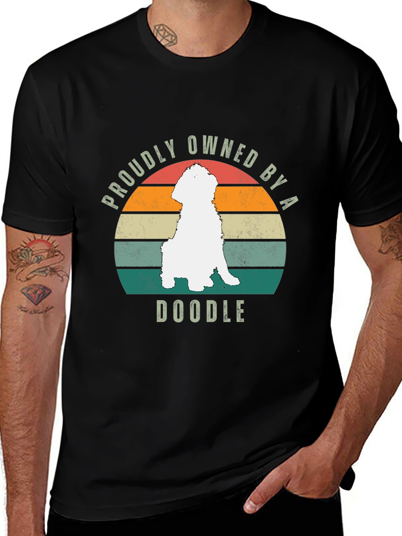 Variant 26 of Proudly Owned by a Doodle T-Shirt
