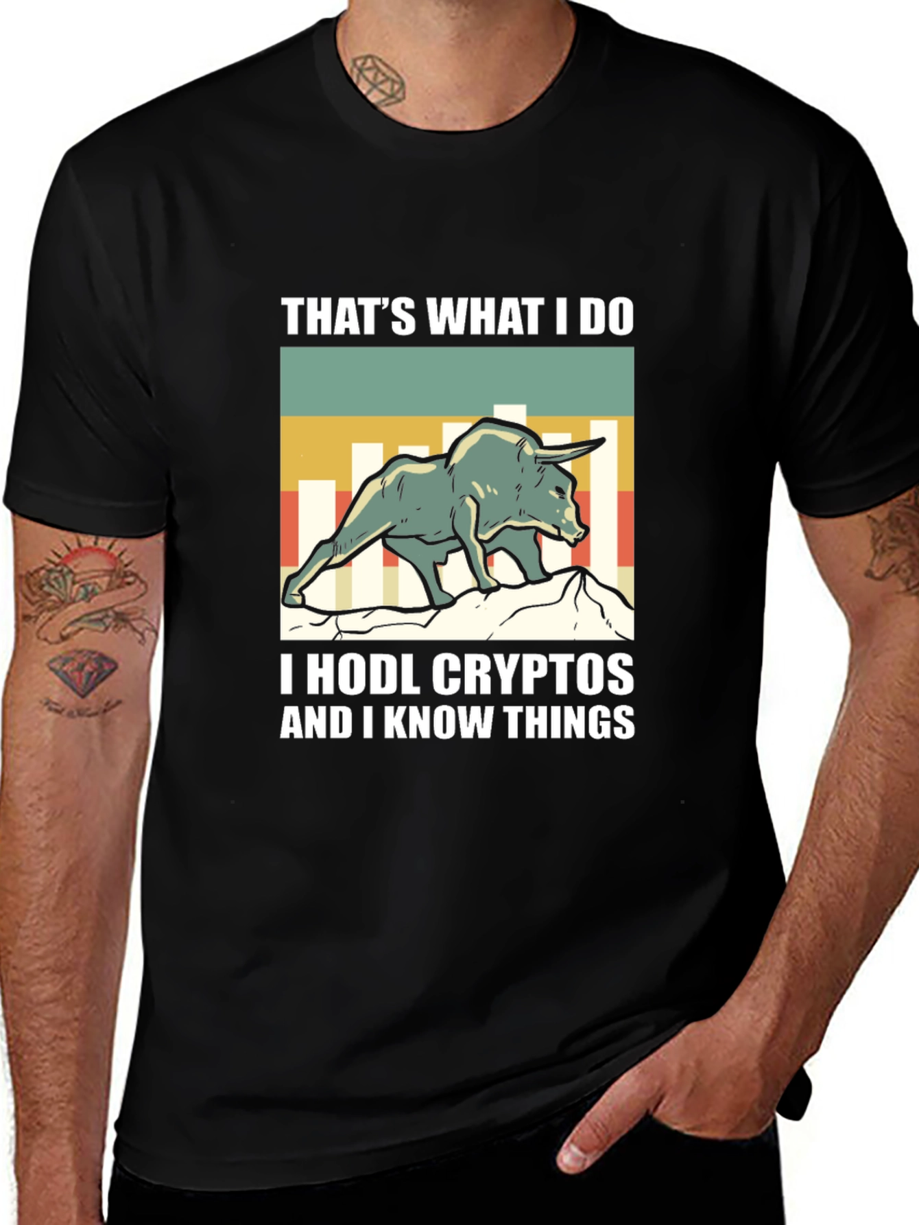 Variant 21 of HODL Cryptos T-Shirt