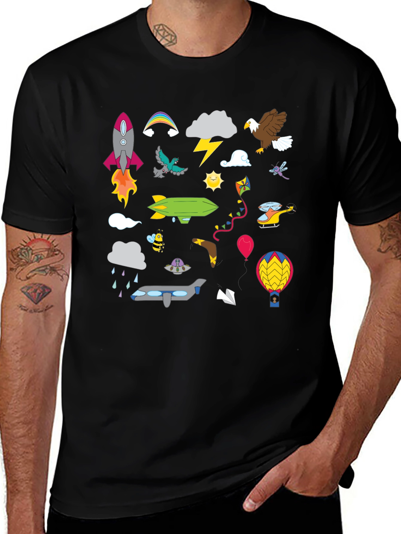 Variant 11 of Novelty Skies T-Shirt