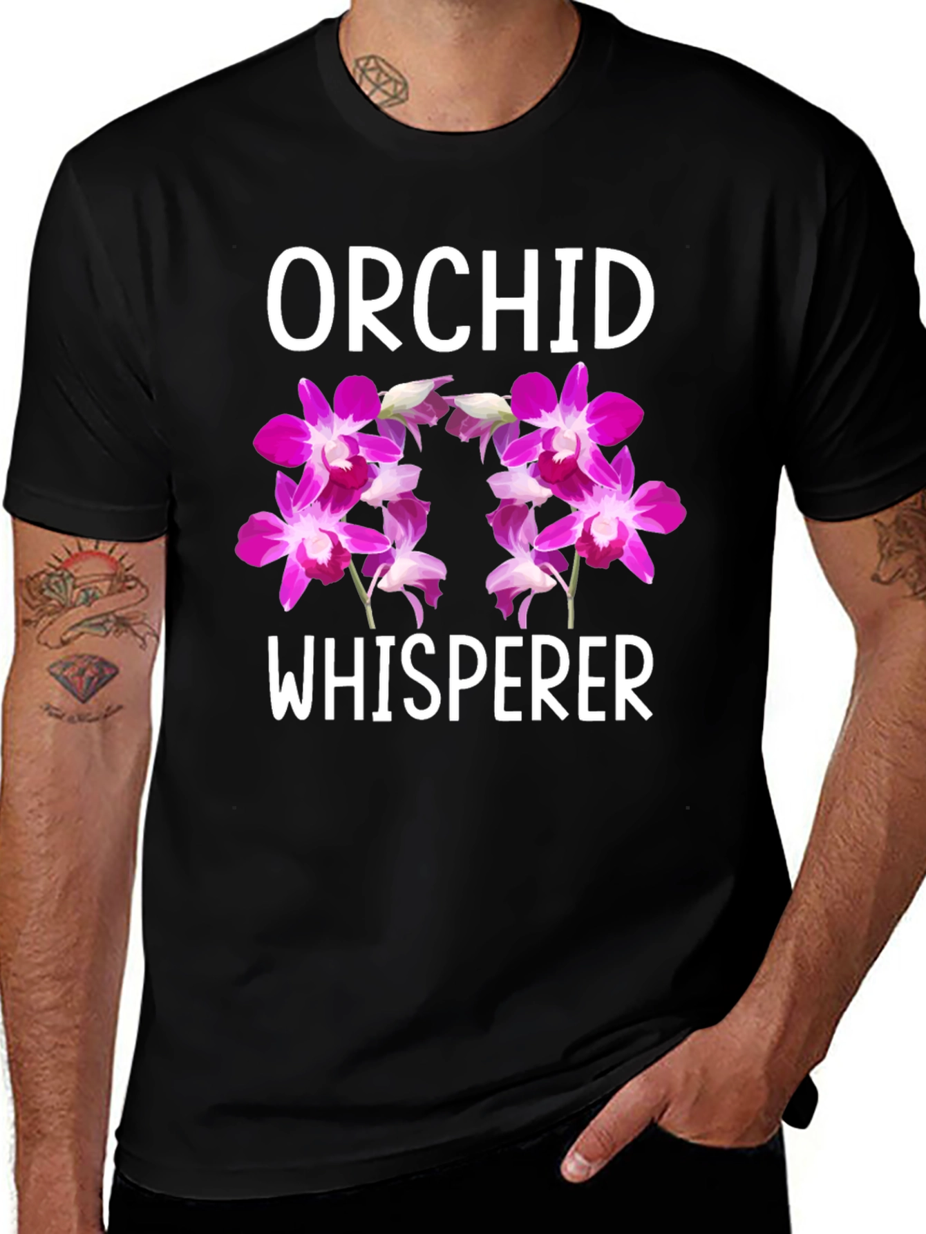 Orchid Whisperer Graphic Tee