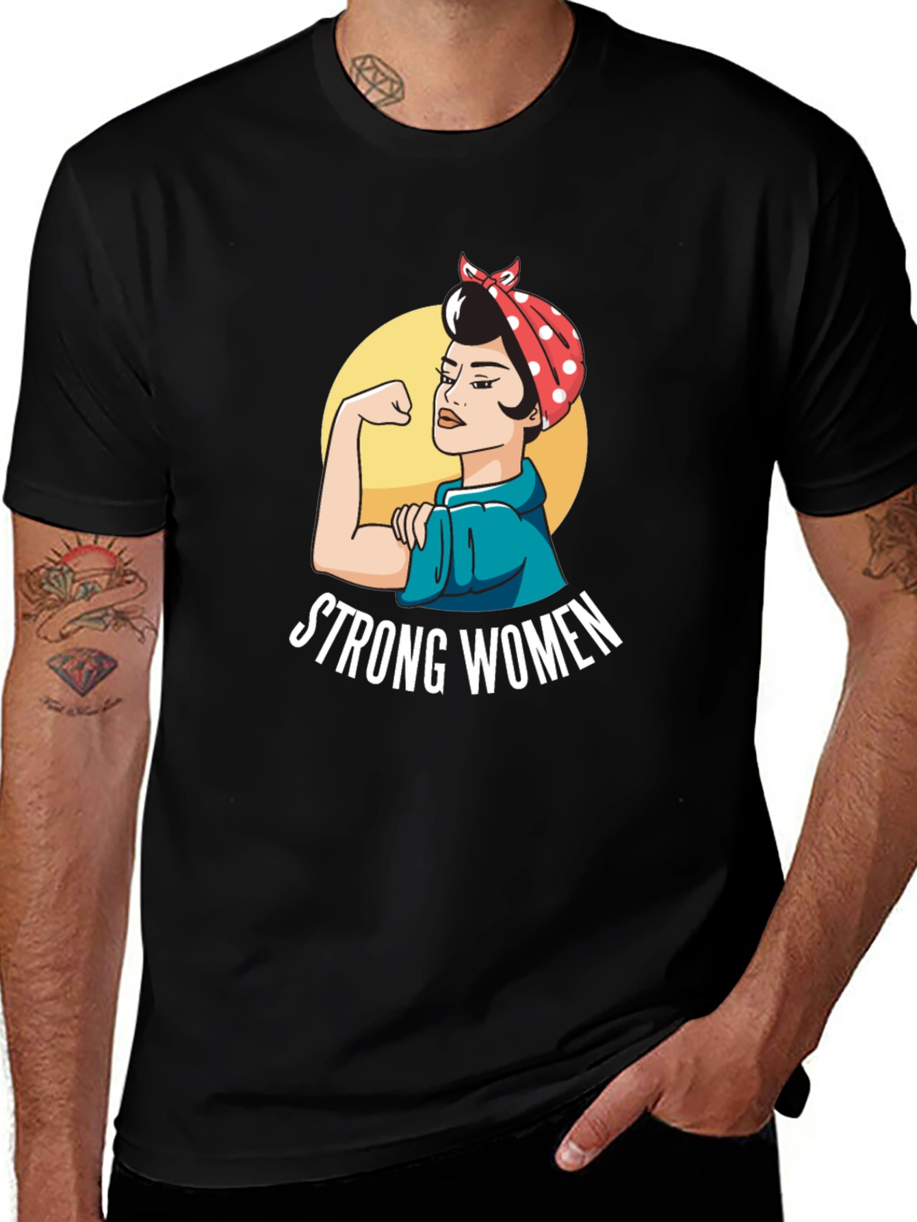 Variant 11 of Strong Women Graphic T-Shirt