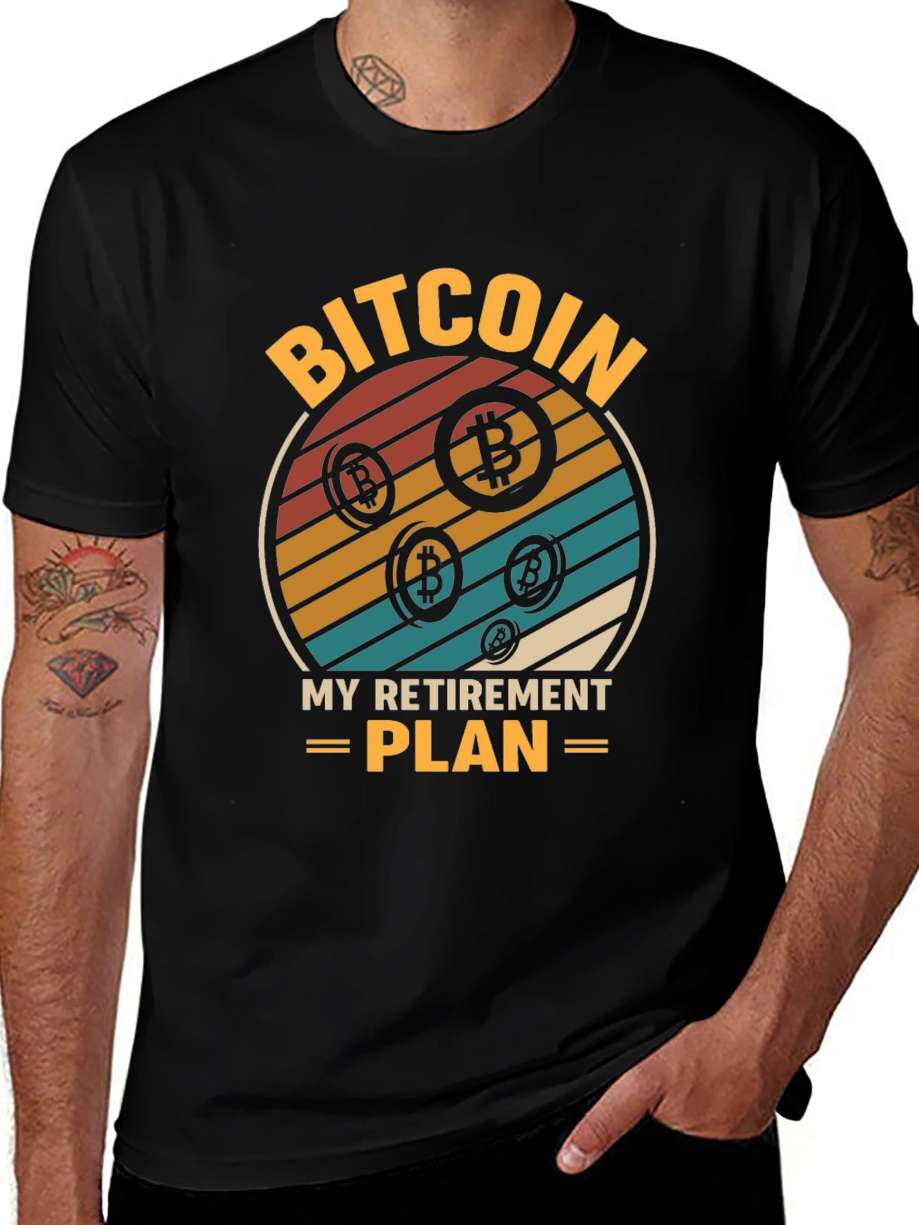 Bitcoin Retirement Plan Graphic Tee