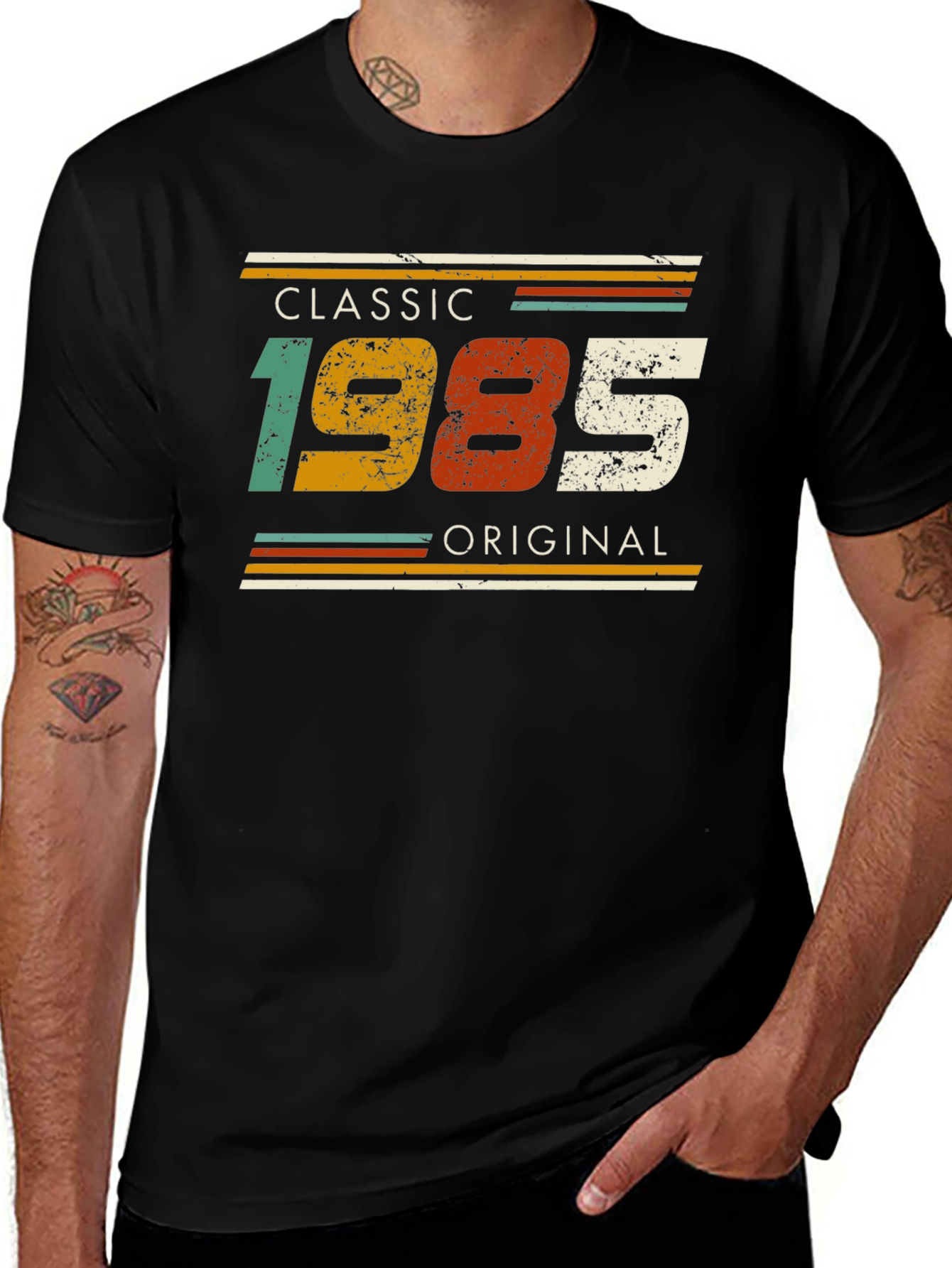 Variant 13 of Classic 1985 Original Black T-Shirt