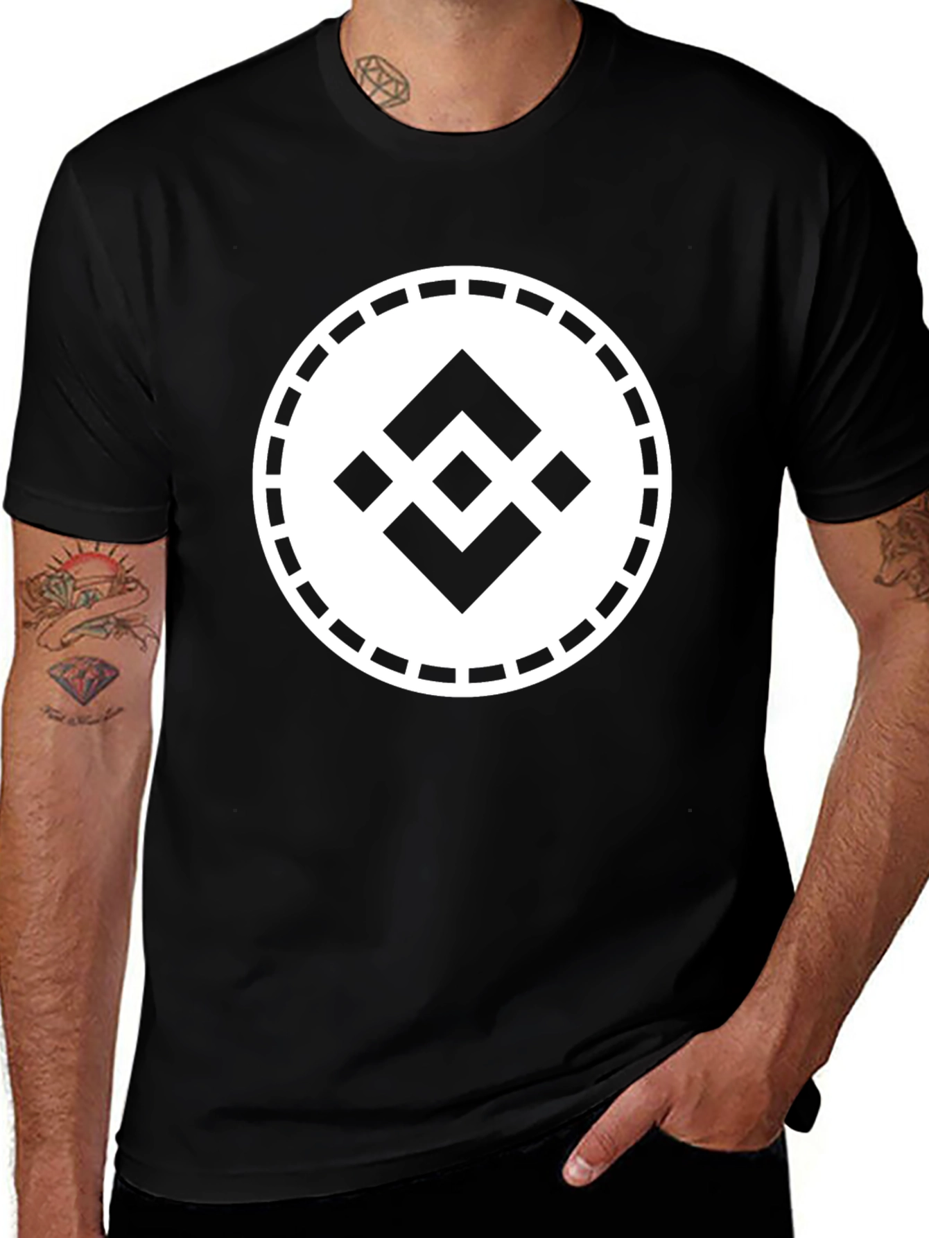 Binance Crypto T-Shirt - Stylish Black Cotton Tee