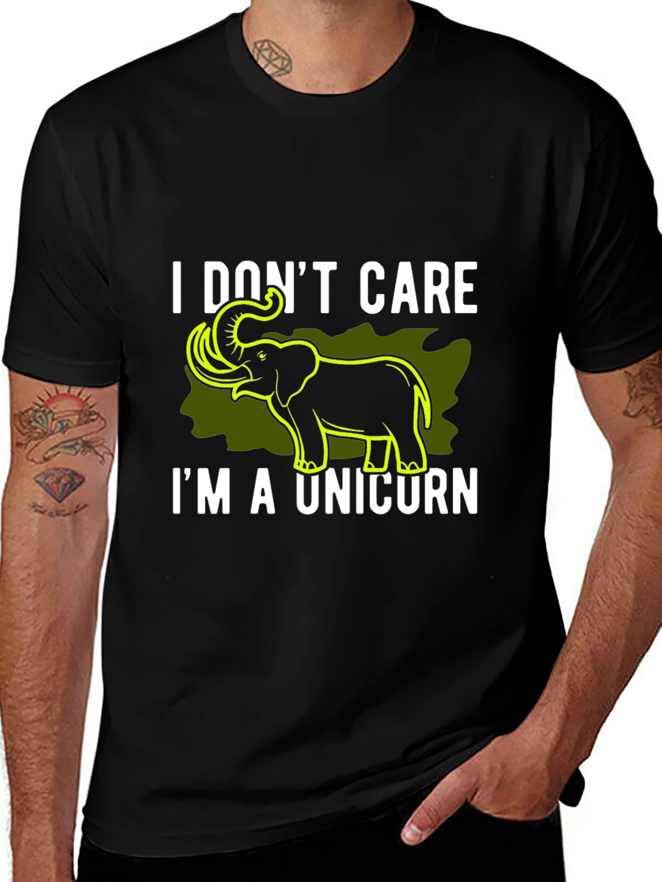 Variant 20 of Funny Elephant Unicorn T-Shirt