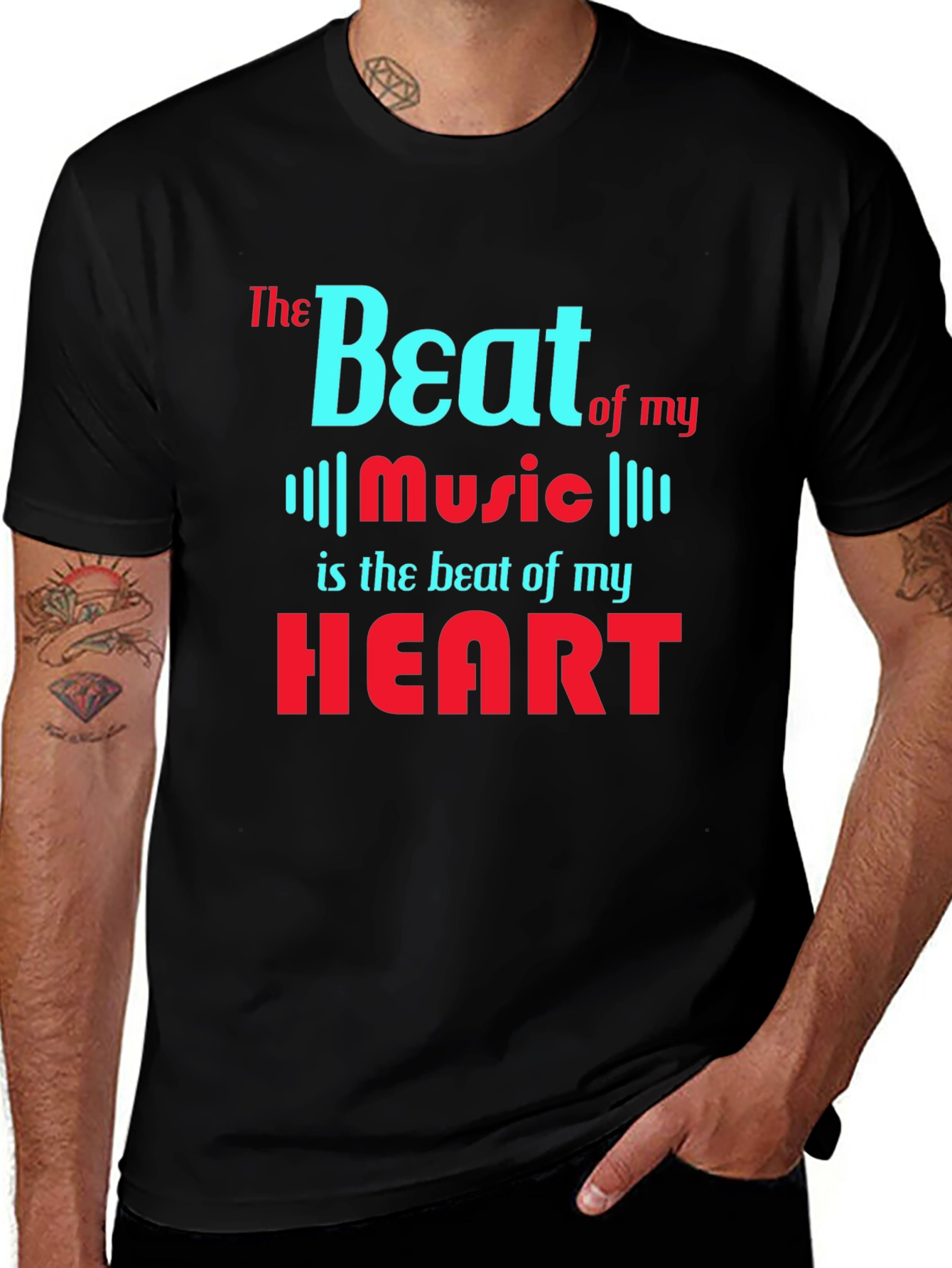 Variant 17 of Music Heartbeat T-Shirt