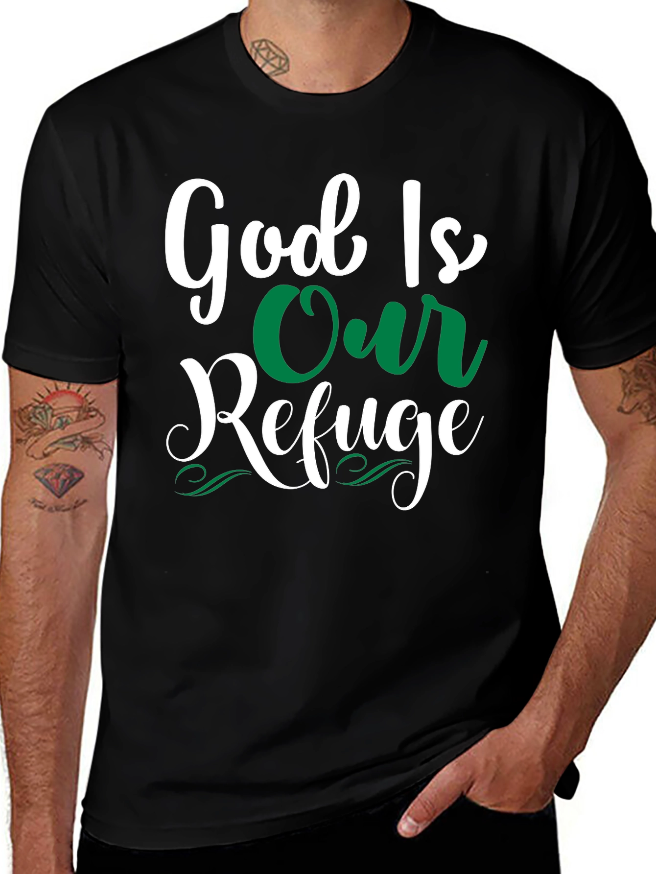 Variant 22 of God Is Our Refuge T-Shirt