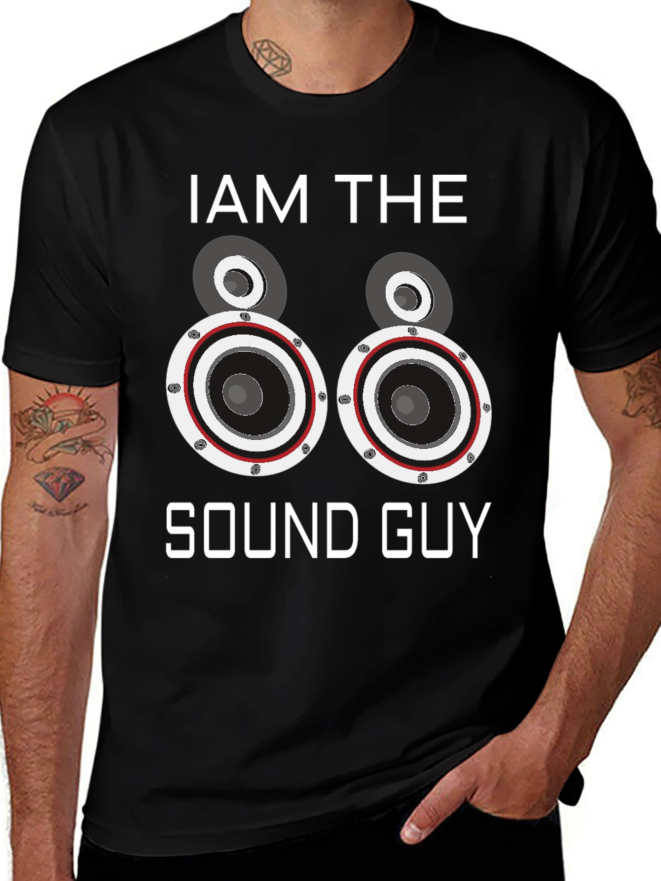 Variant 15 of I Am The Sound Guy T-Shirt - Music Lover Tee