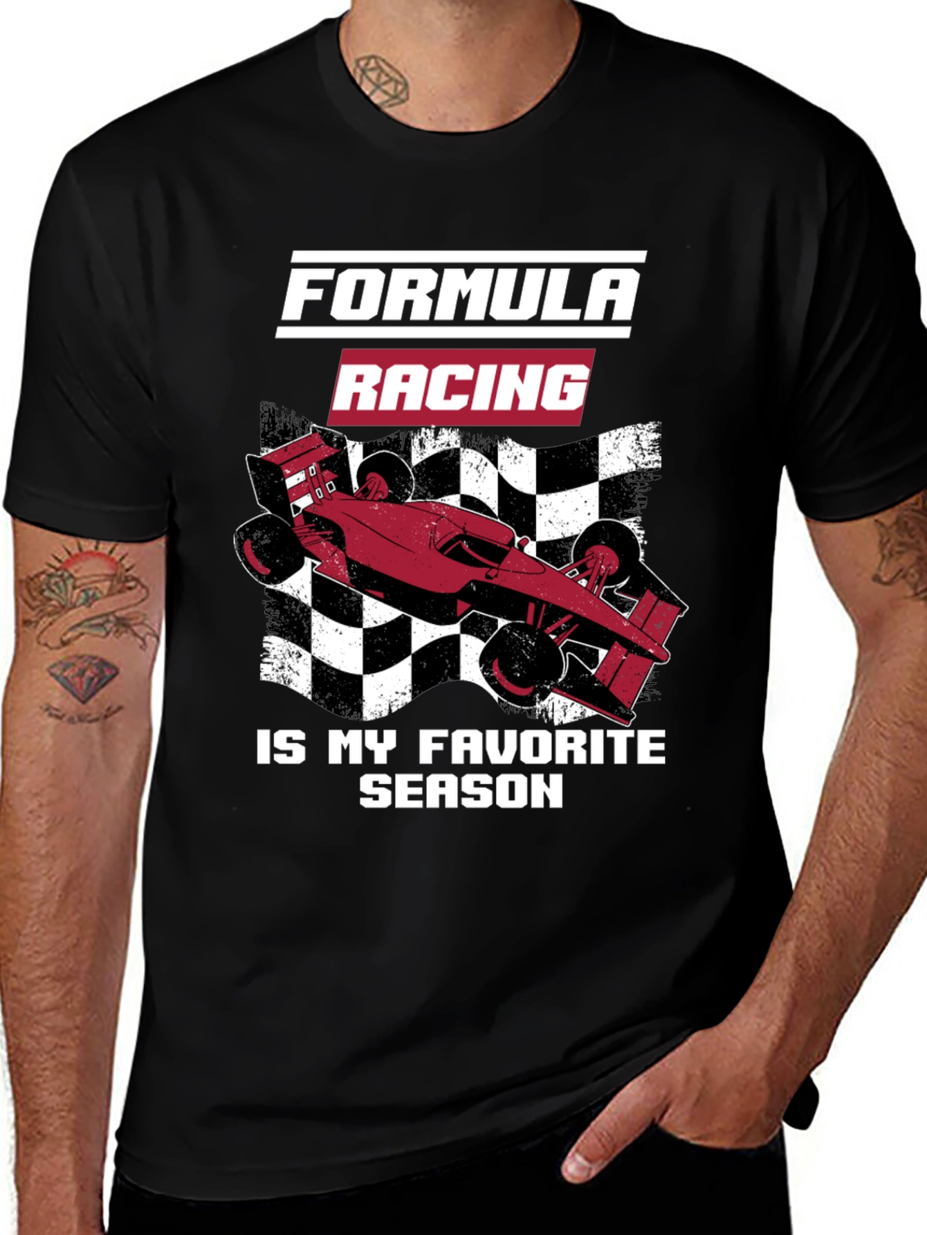 Formula Racing T-Shirt: Favorite Season Tee