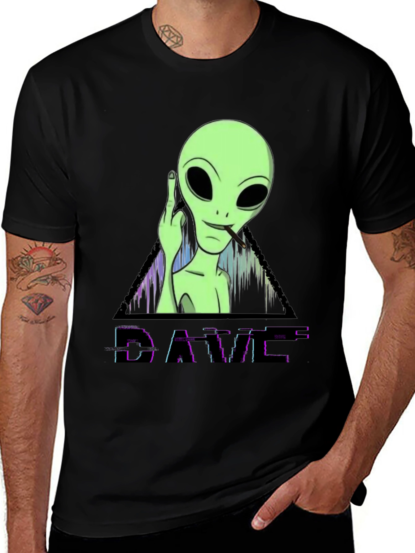 Variant 14 of Cool Alien DAVE Graphic T-Shirt