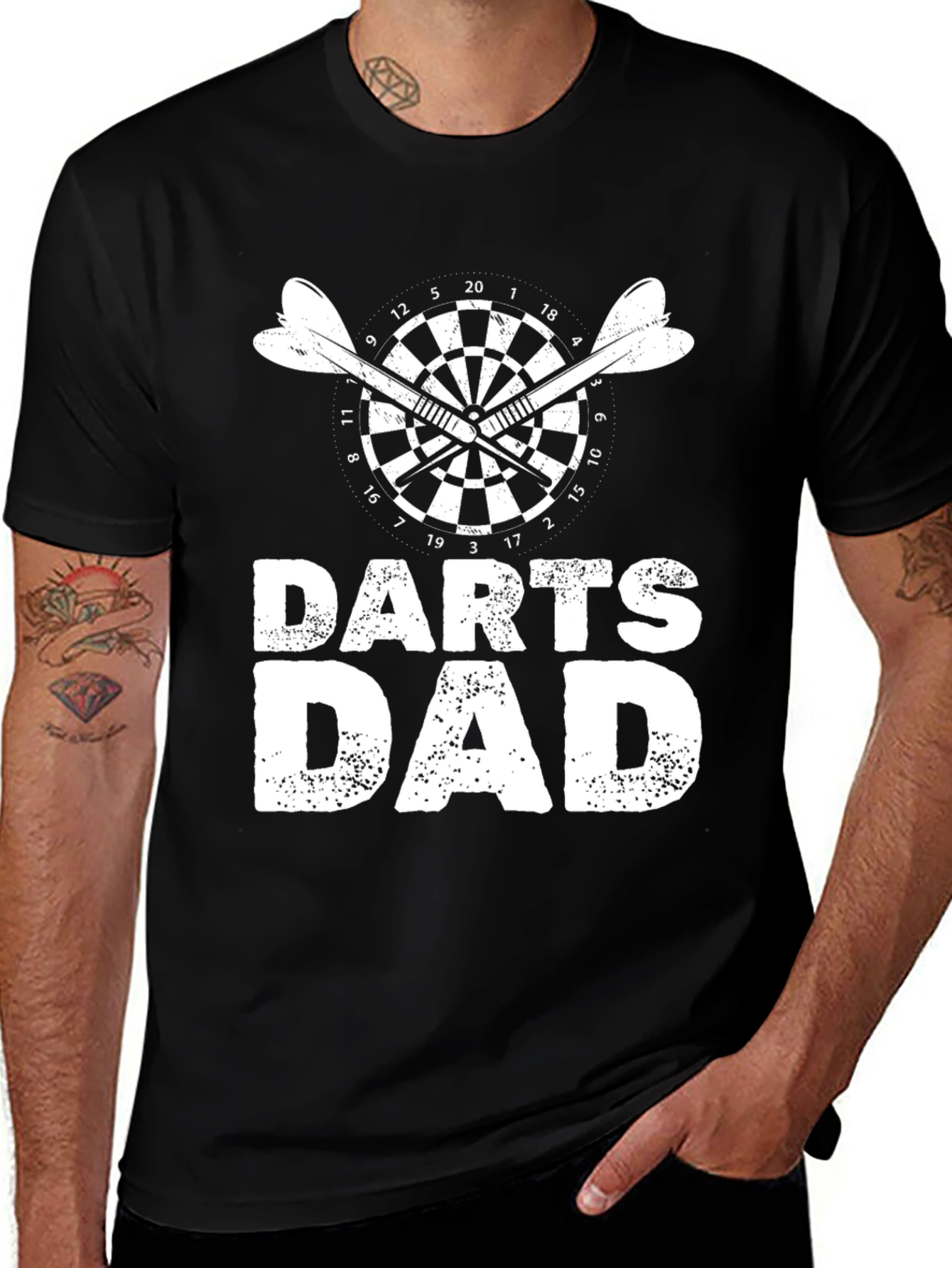 Variant 4 of Darts Dad Graphic T-Shirt