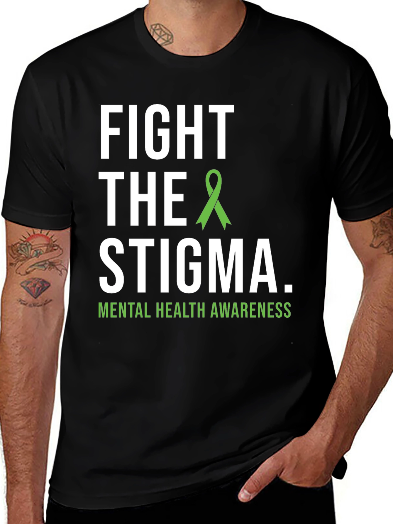 Variant 29 of Fight The Stigma Mental Health Awareness T-Shirt