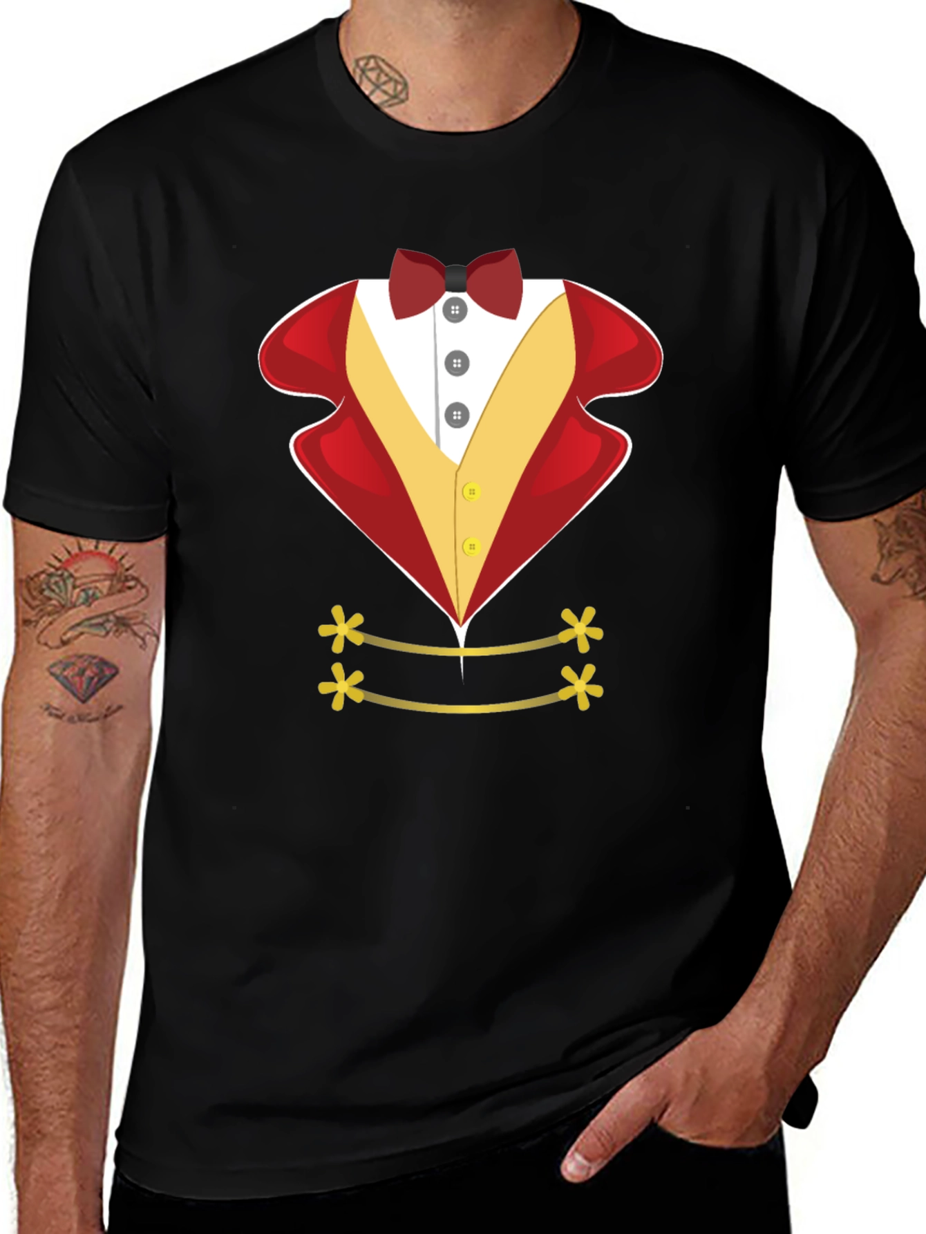 Variant 5 of Tuxedo T-Shirt: Costume Party Style