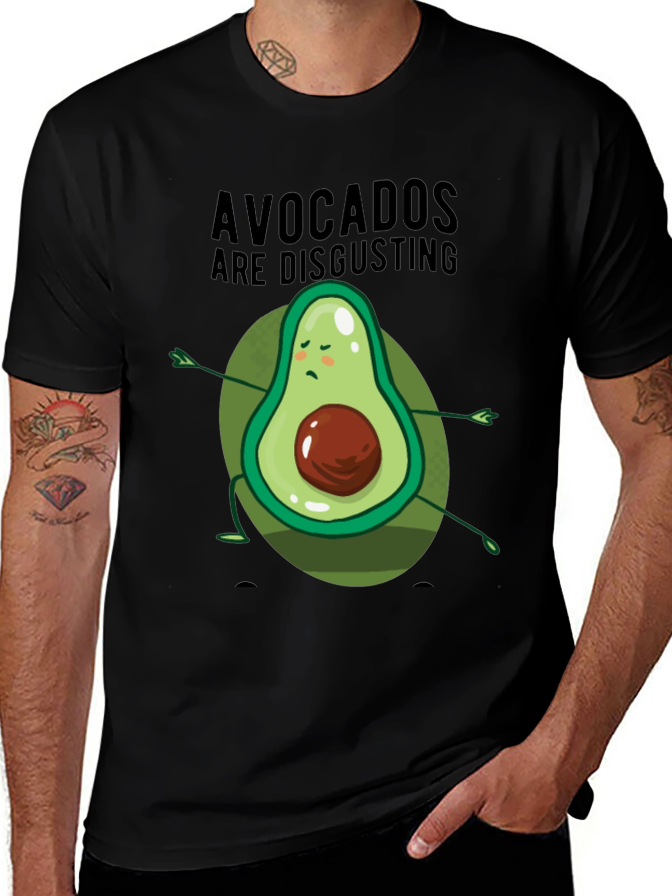 Variant 5 of Avocados Are Disgusting T-Shirt - Funny Avocado Lover Tee