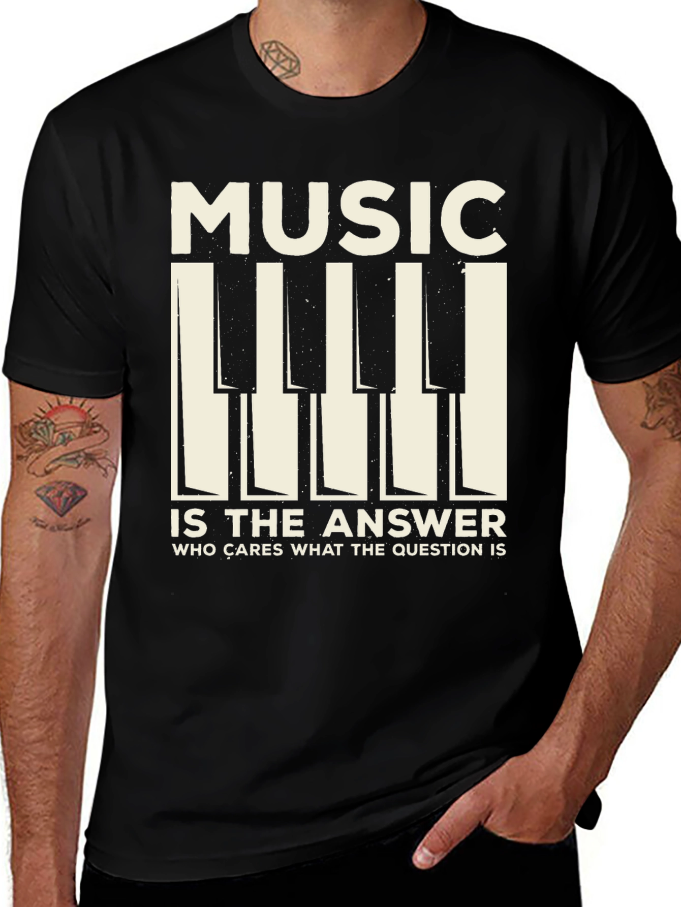 Variant 3 of Music is the Answer T-Shirt