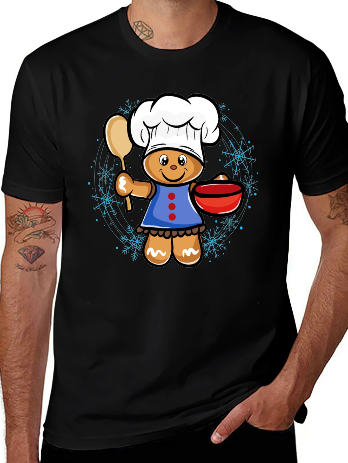 Variant 6 of Gingerbread Baker T-Shirt - Holiday Fun!