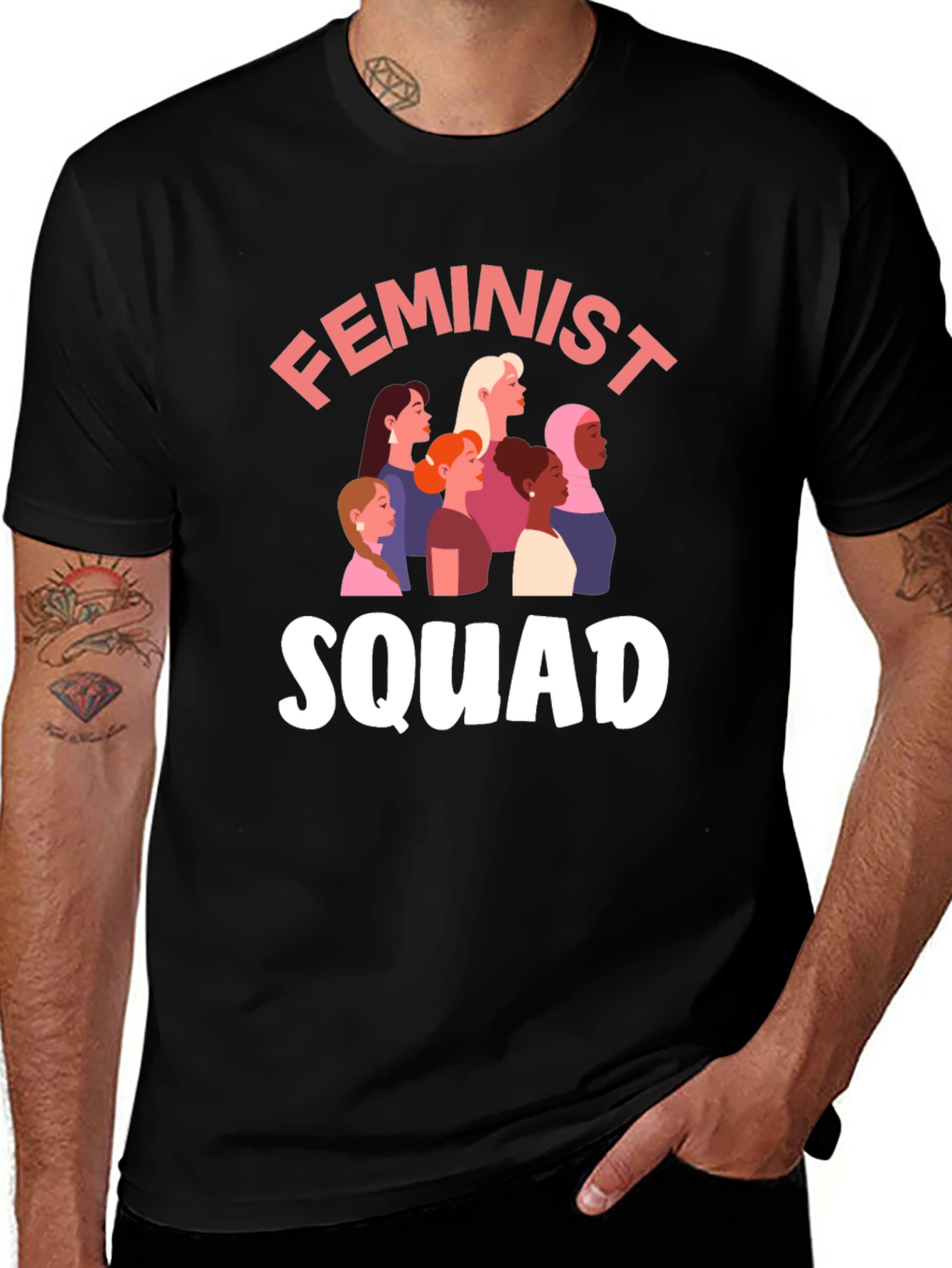 Variant 11 of Feminist Squad T-Shirt Women's Rights