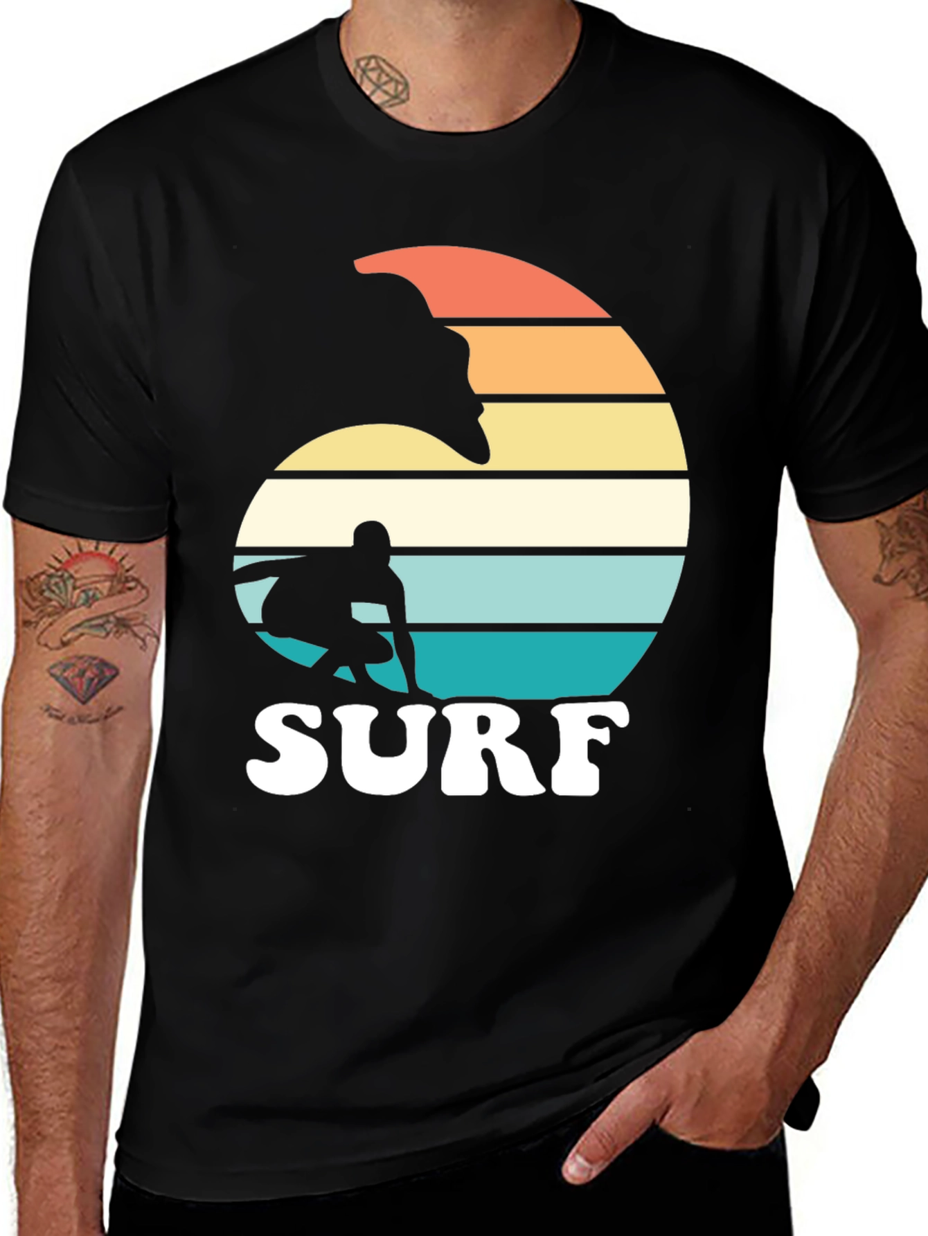 Variant 10 of Retro Surf Graphic T-Shirt