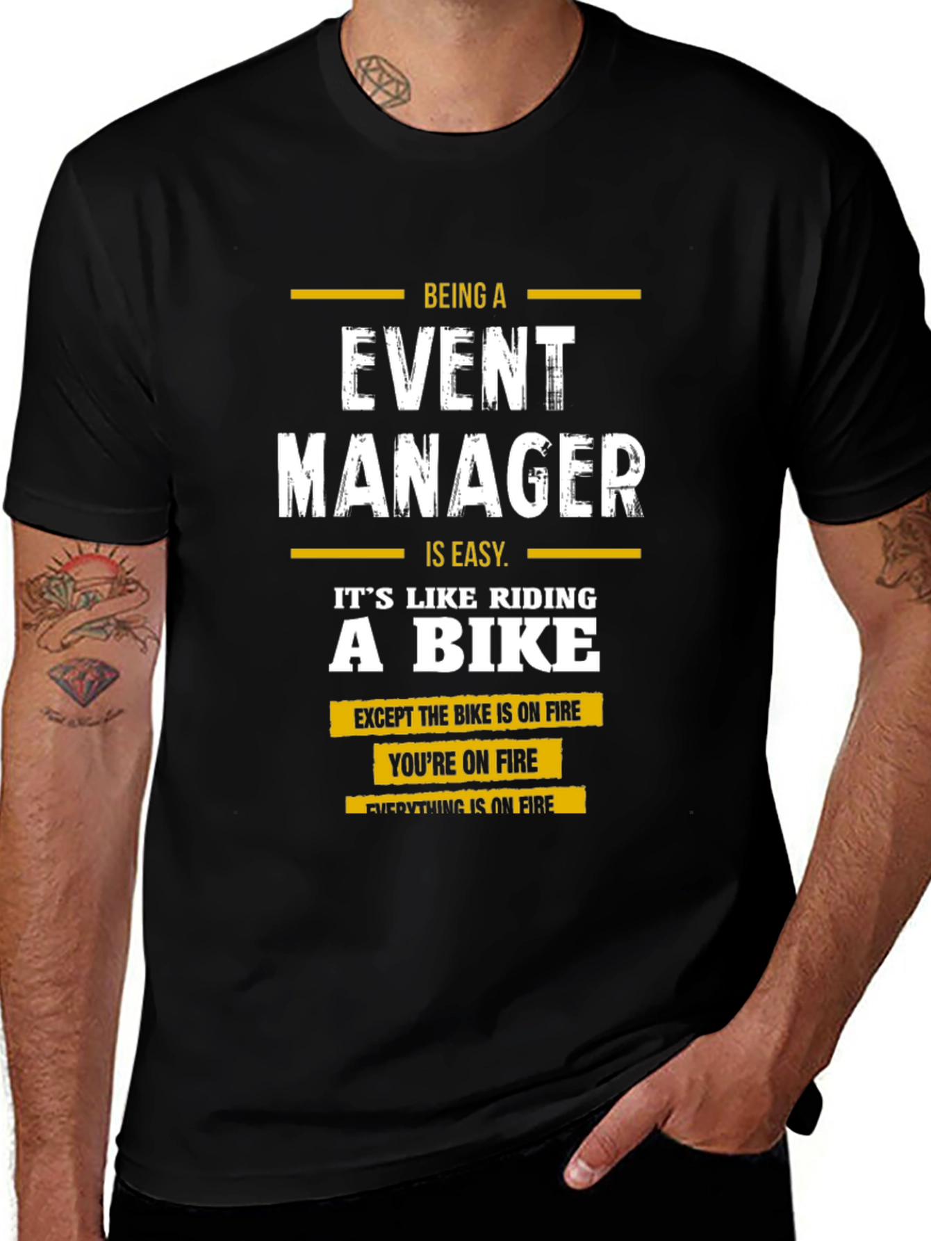 Variant 8 of Event Manager Humor Graphic T-Shirt