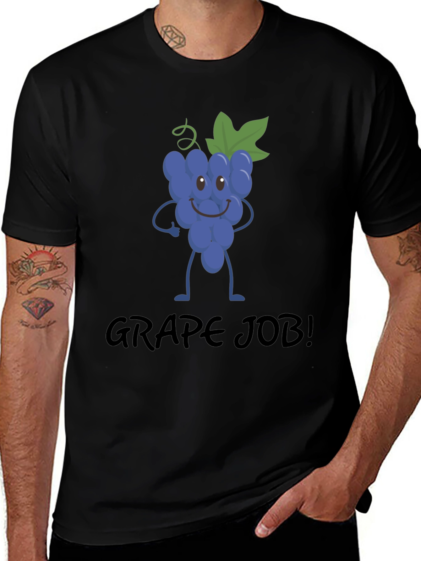 Variant 23 of Funny Grape Job T-Shirt
