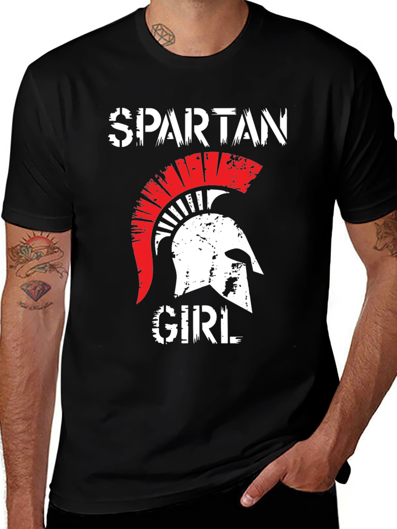 Variant 6 of Spartan Girl Graphic T-Shirt
