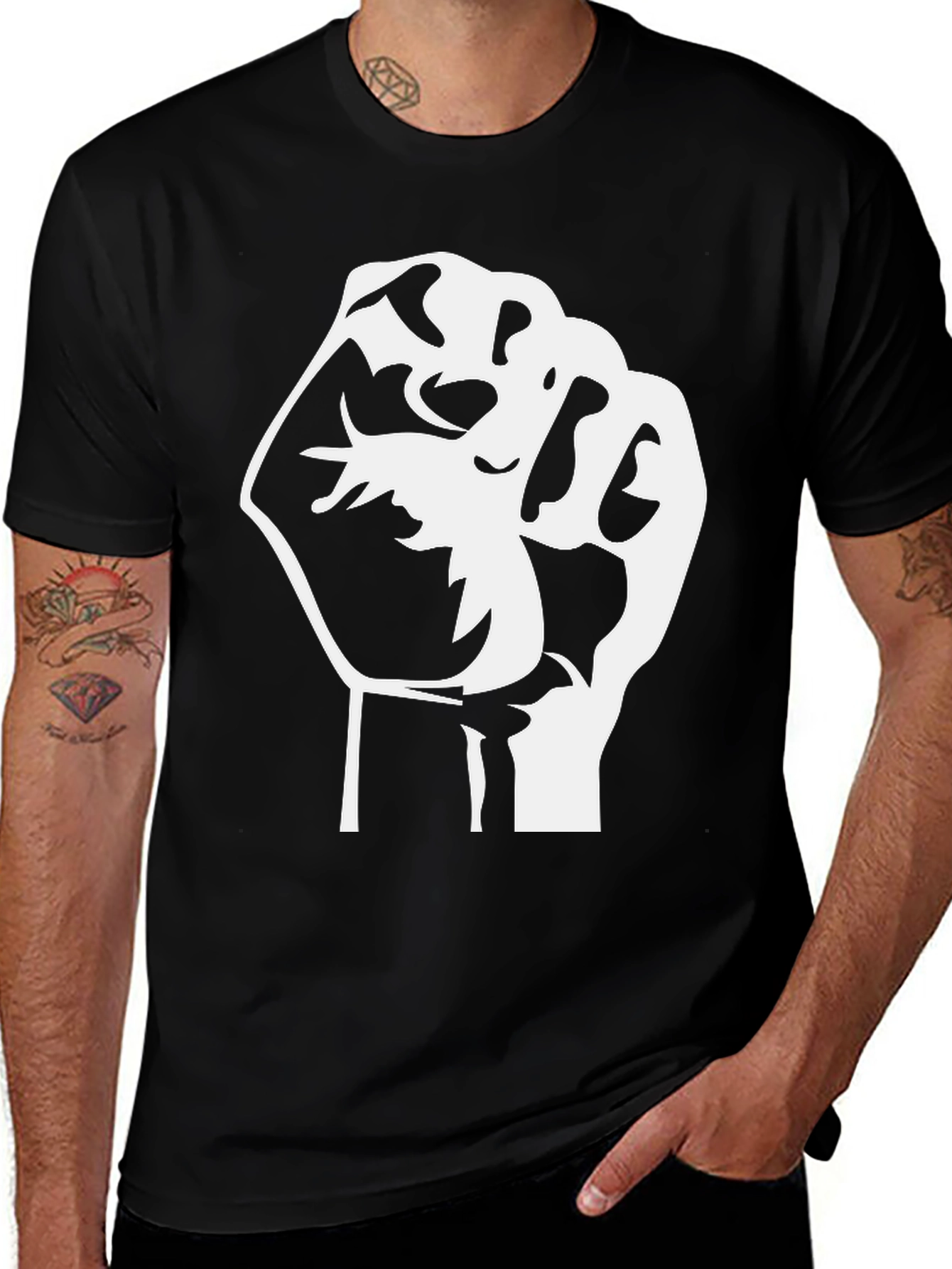 Variant 19 of Black Fist Graphic T-Shirt