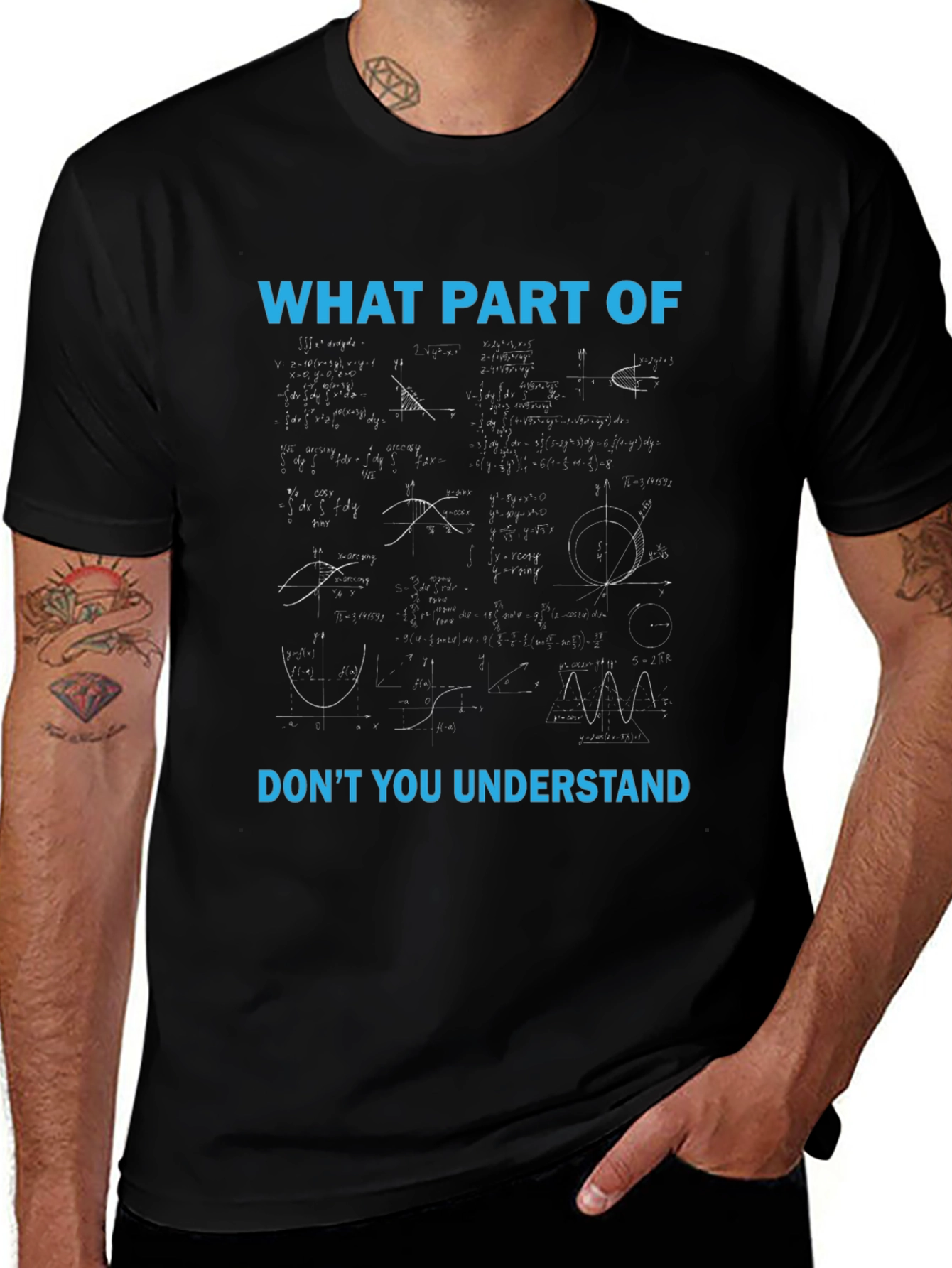 Variant 30 of Math Equation Graphic T-Shirt - Funny Geek Tee