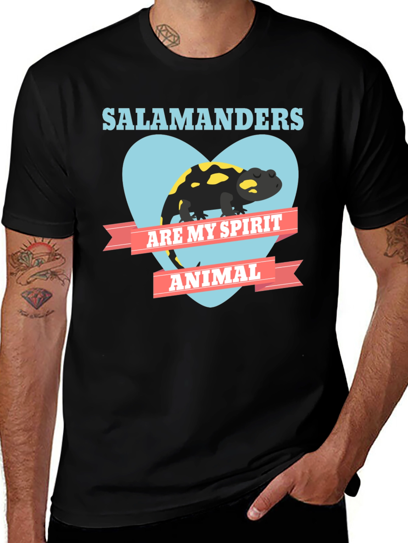 Variant 17 of Salamanders Are My Spirit Animal T-Shirt