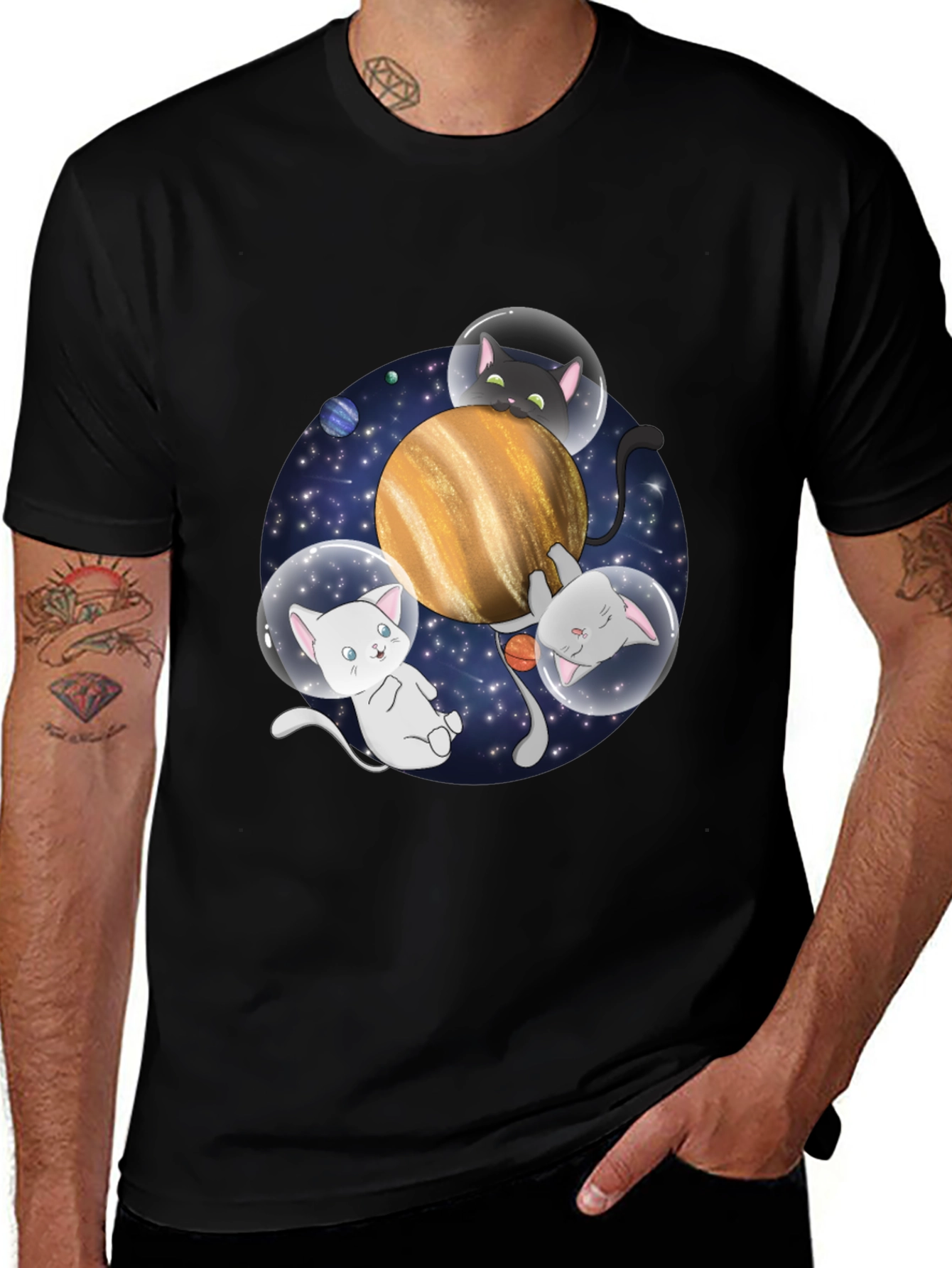Variant 26 of Space Cats T-Shirt - Galaxy Adventure
