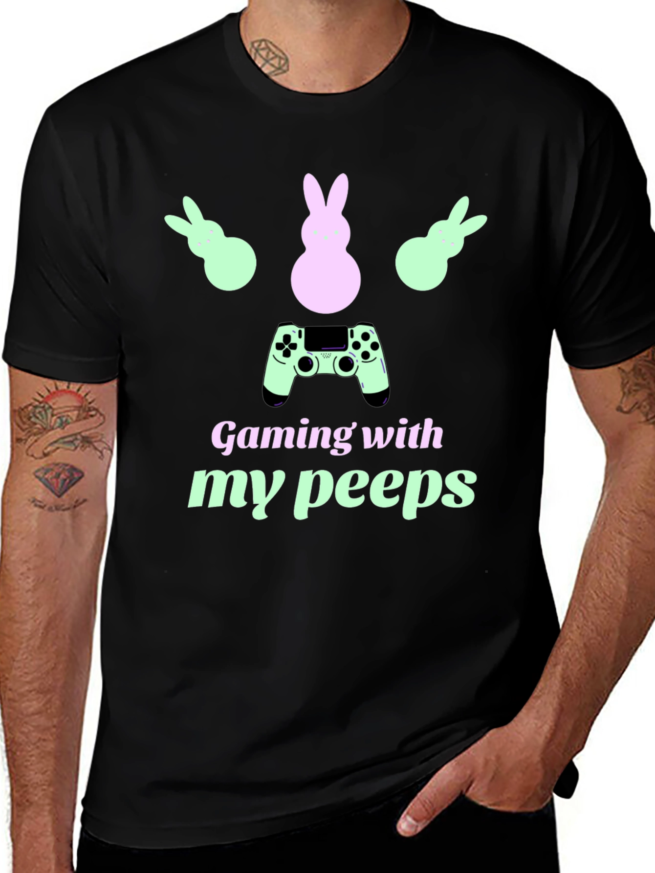 Gaming With My Peeps Easter T-Shirt