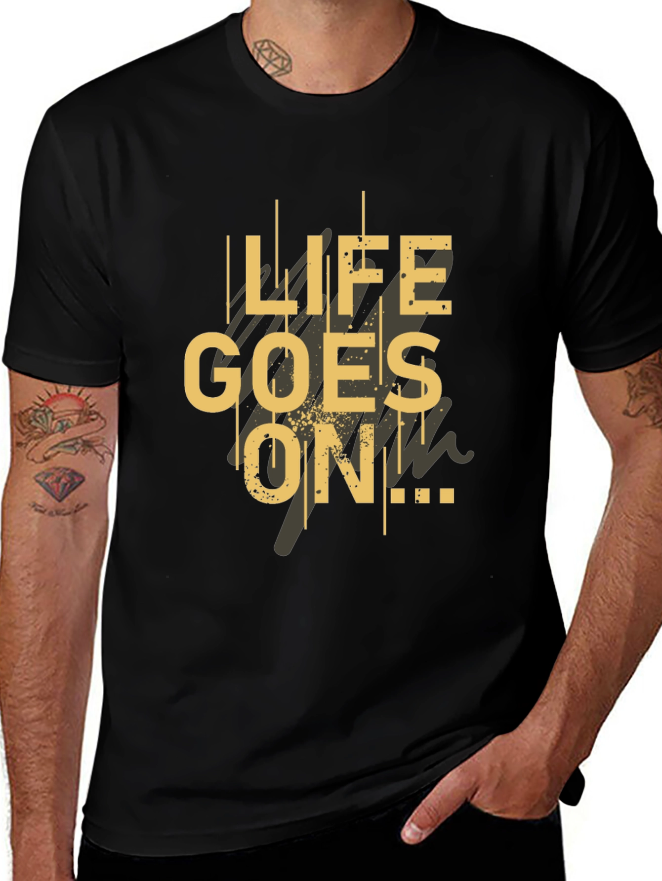 Variant 15 of Life Goes On Graphic T-Shirt - Stylish Comfort