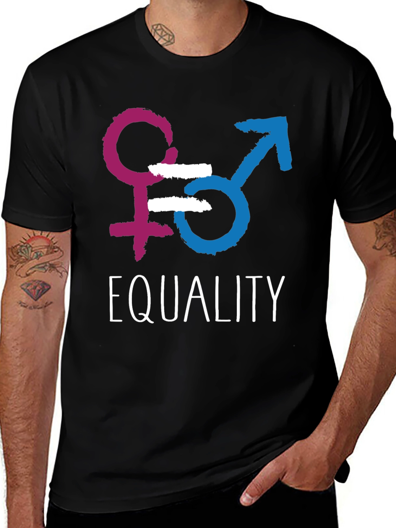 Variant 25 of Equality Symbol Graphic T-Shirt