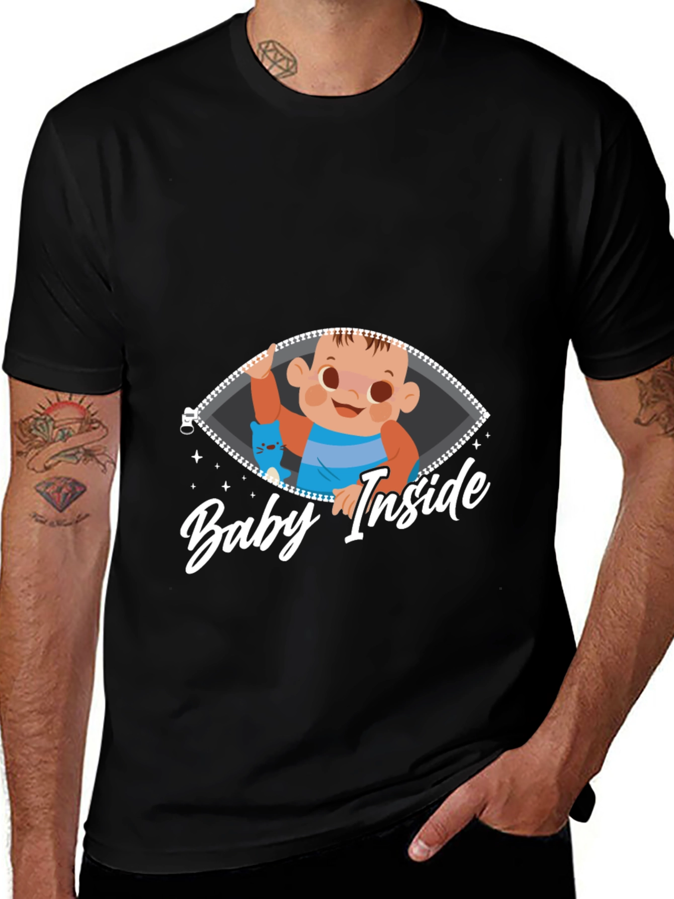 Funny Baby Inside Pregnancy T-Shirt
