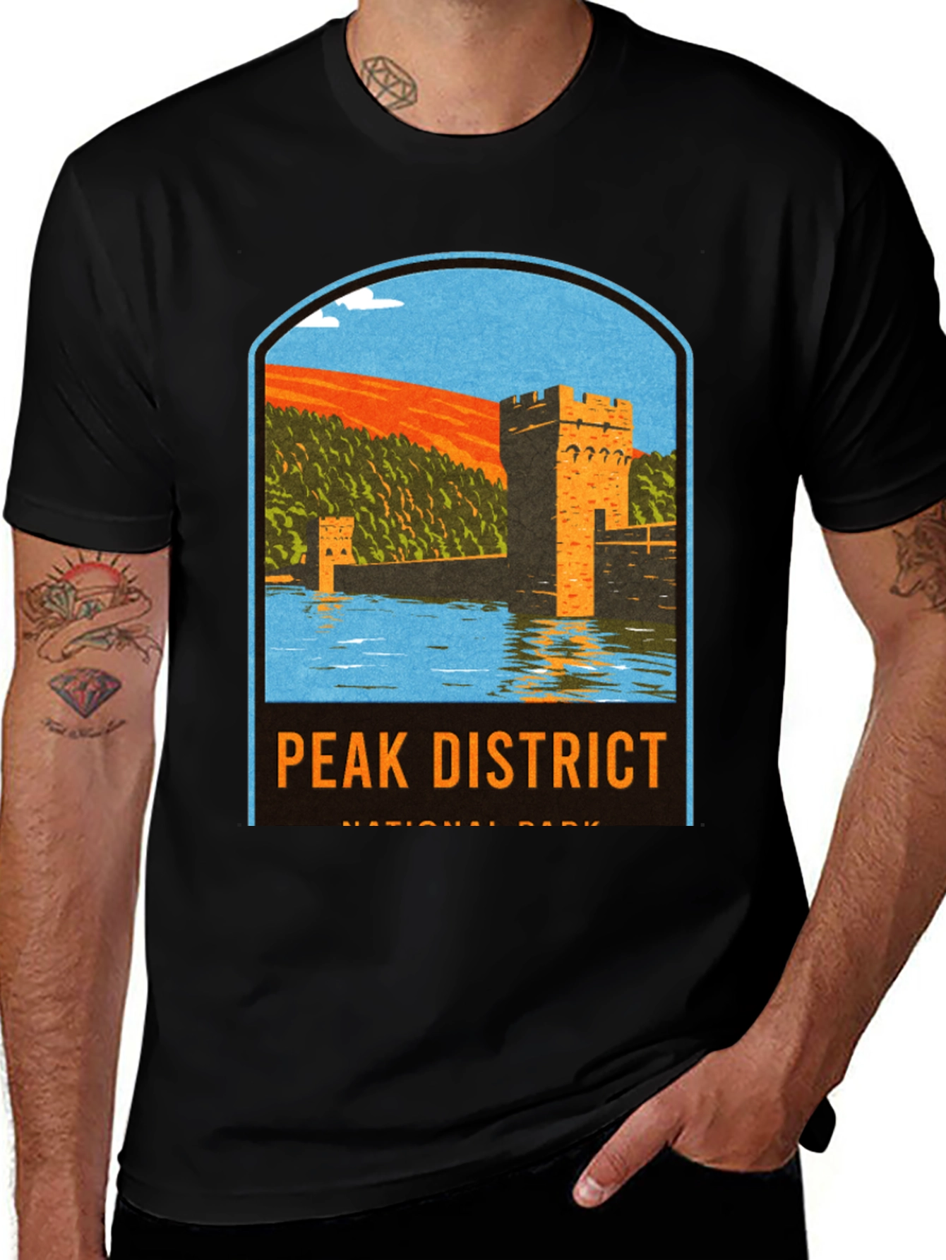 Variant 19 of Peak District National Park T-Shirt