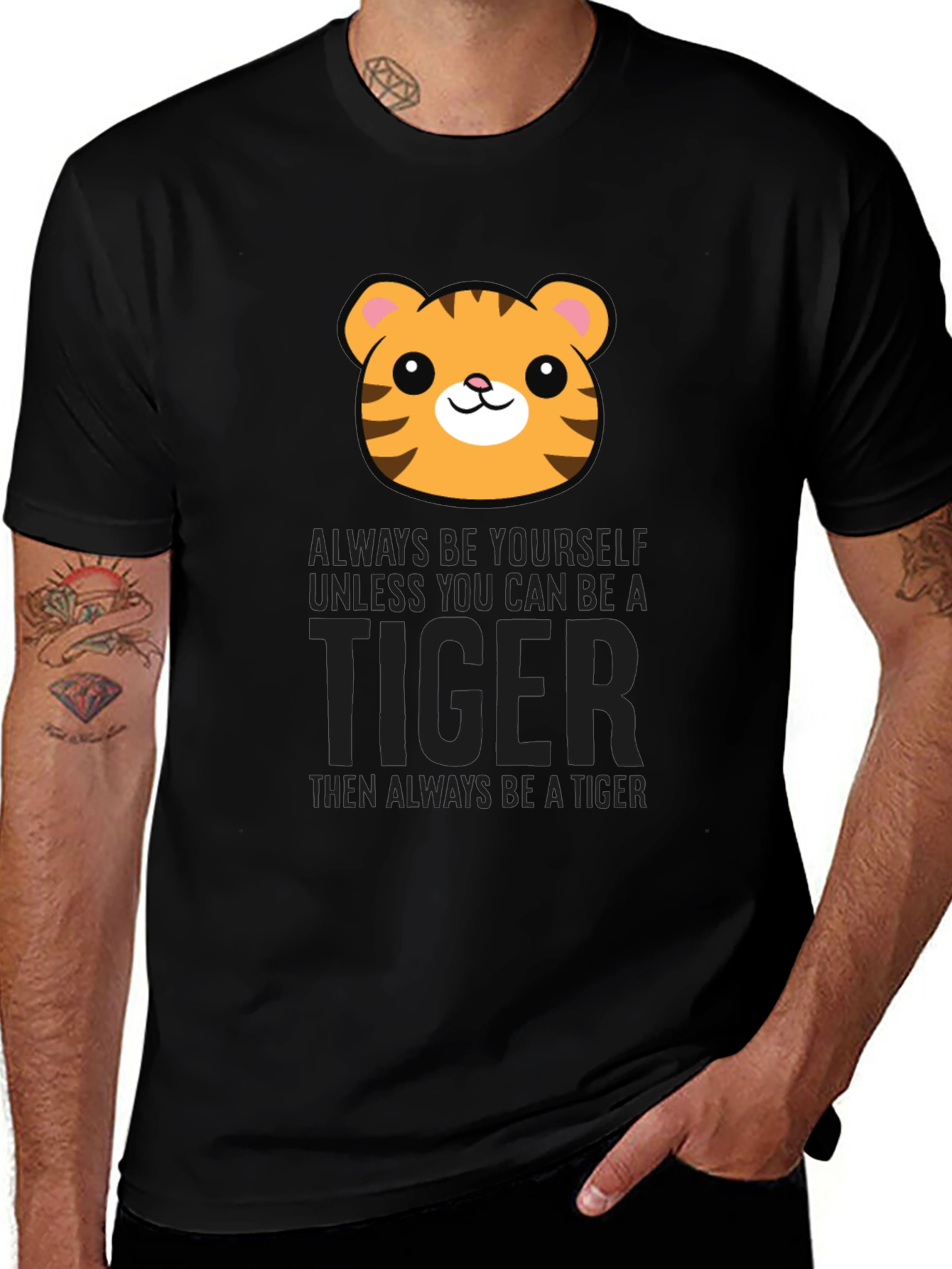 Variant 24 of Tiger Graphic T-Shirt - Be a Tiger