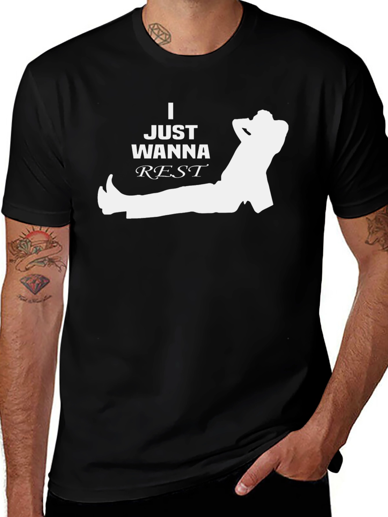 Variant 5 of I Just Wanna Rest T-Shirt - Relaxed Fit
