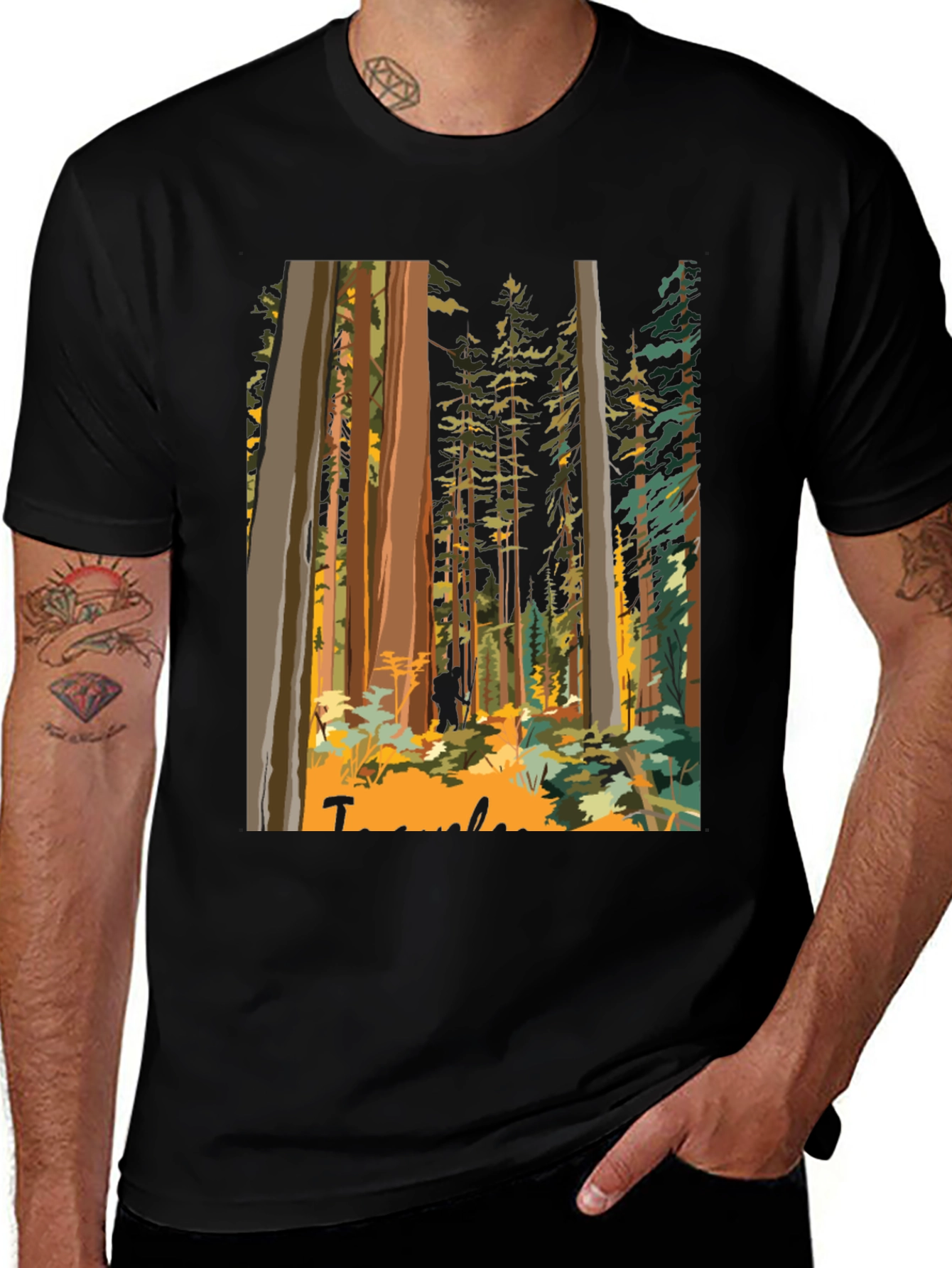 Variant 23 of Sequoia Forest Graphic Tee