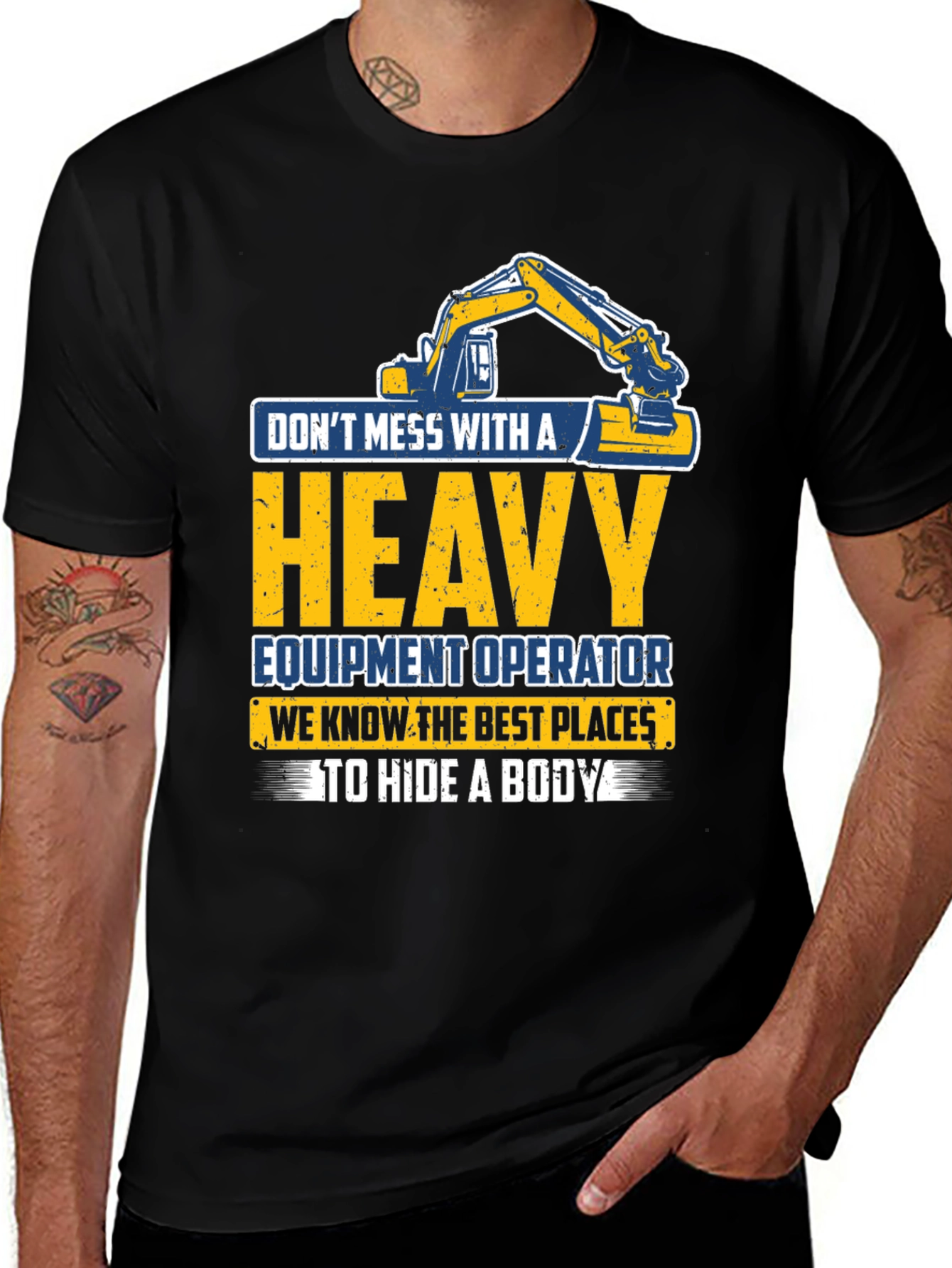Variant 14 of Heavy Equipment Operator T-Shirt