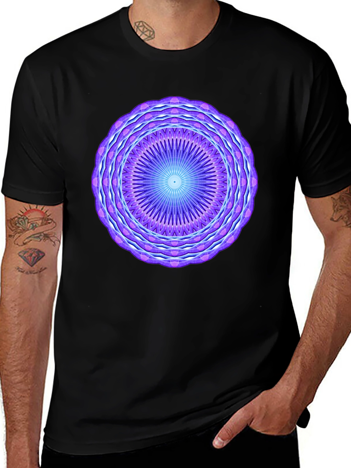 Variant 23 of Mandala Graphic Print T-Shirt