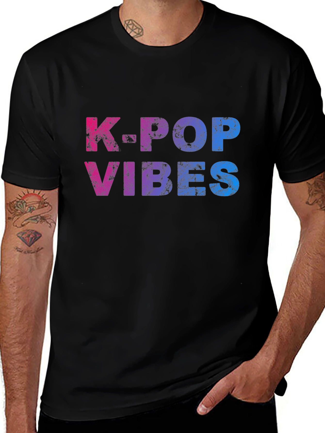 K-Pop Vibes Graphic T-Shirt