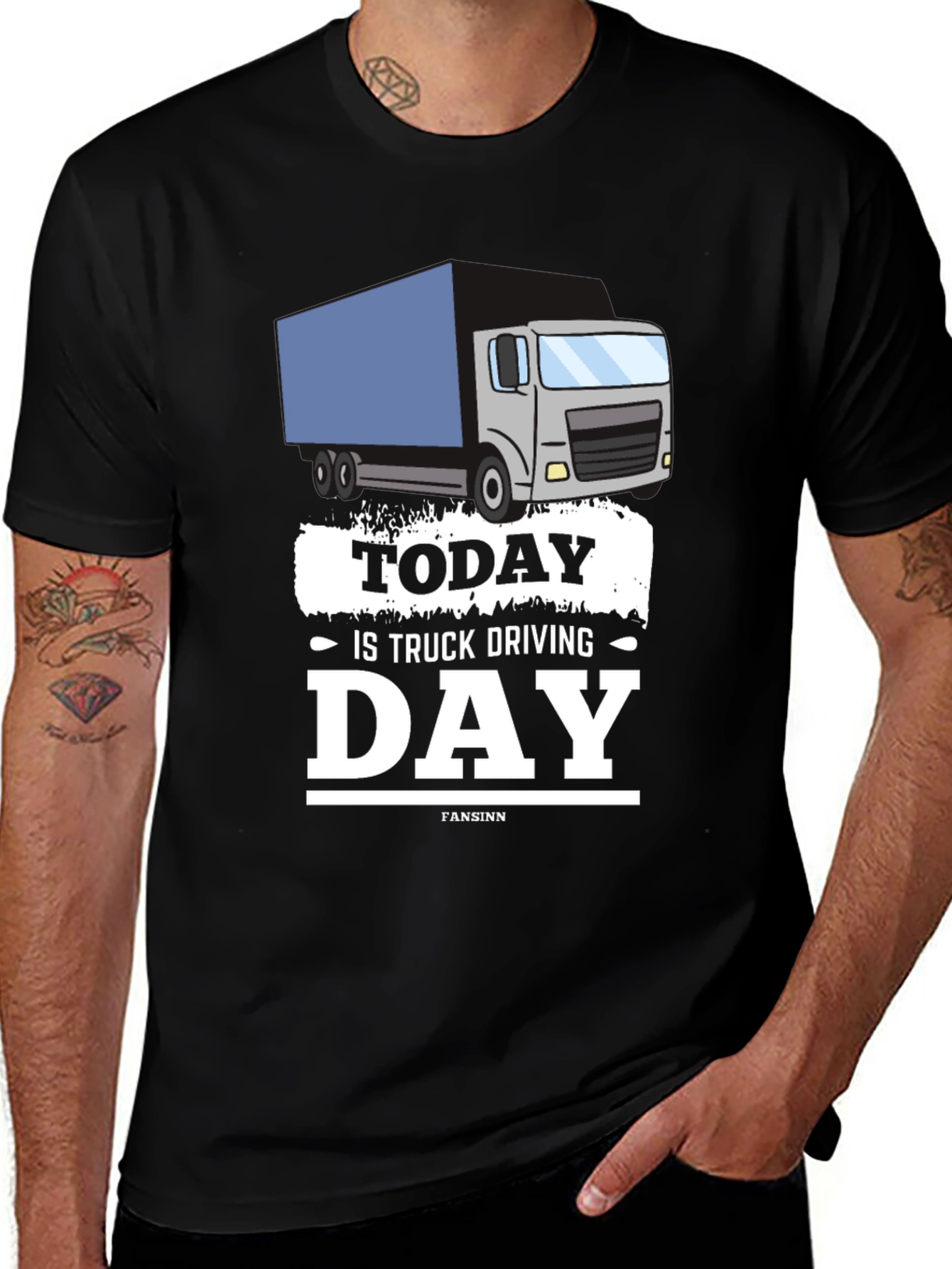 Variant 28 of Today Is Truck Driving Day T-Shirt