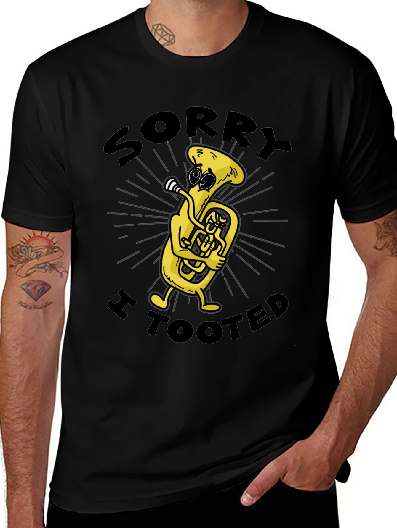 Variant 6 of Sorry I Tooted Tuba T-Shirt
