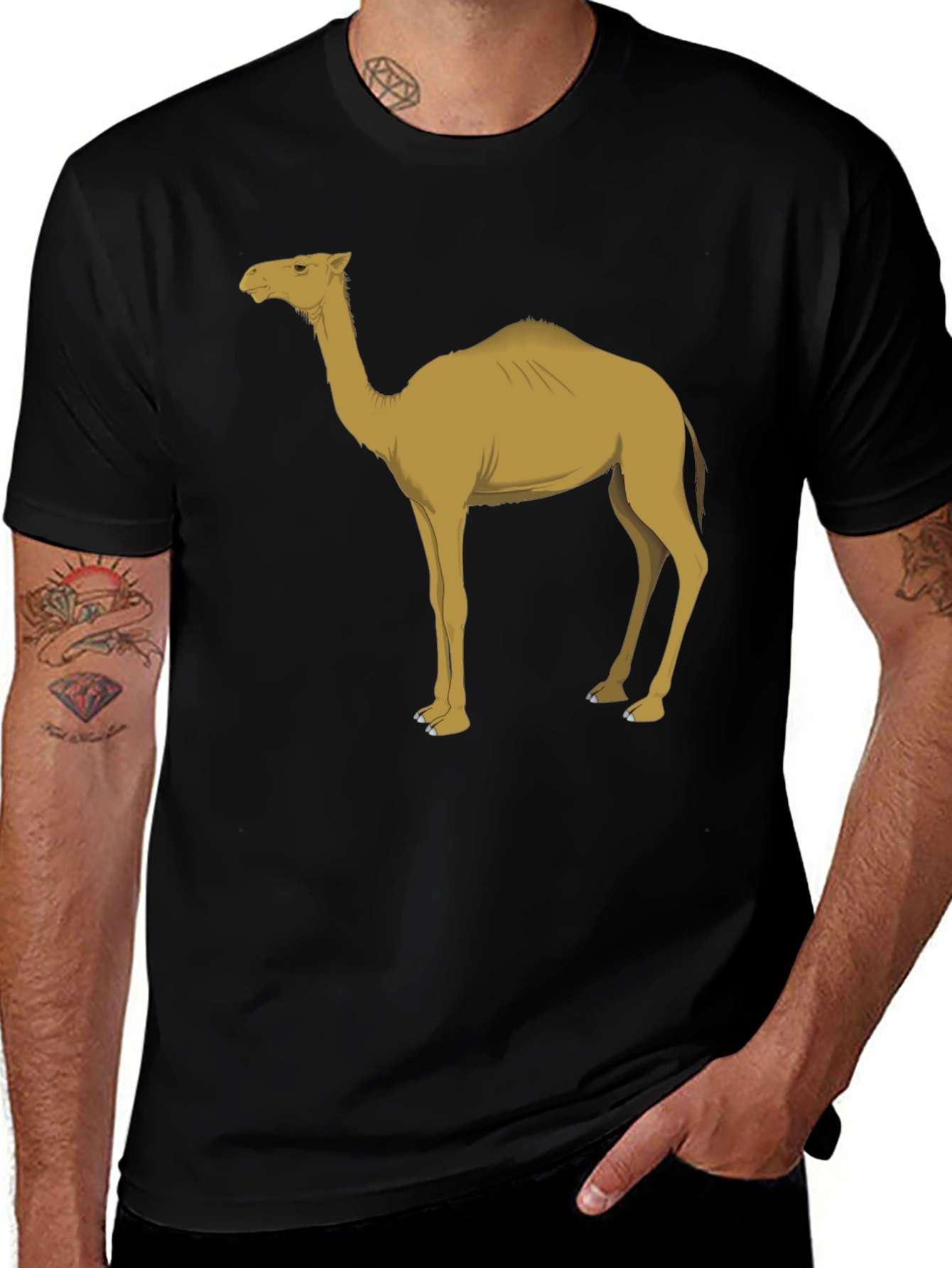 Variant 16 of Camel Graphic Tee - Desert Animal T-Shirt