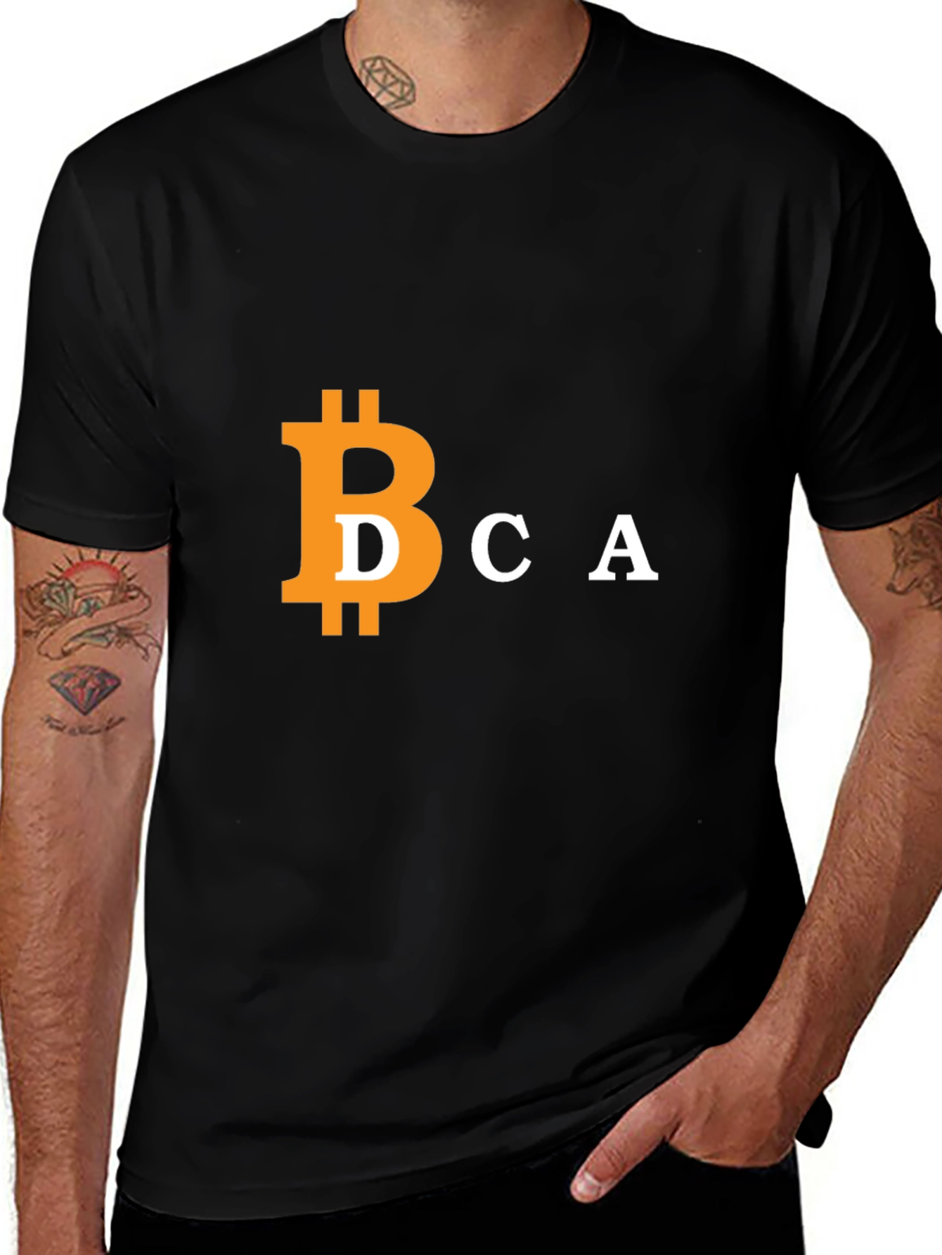 Bitcoin DCA Black T-Shirt - Crypto Investment