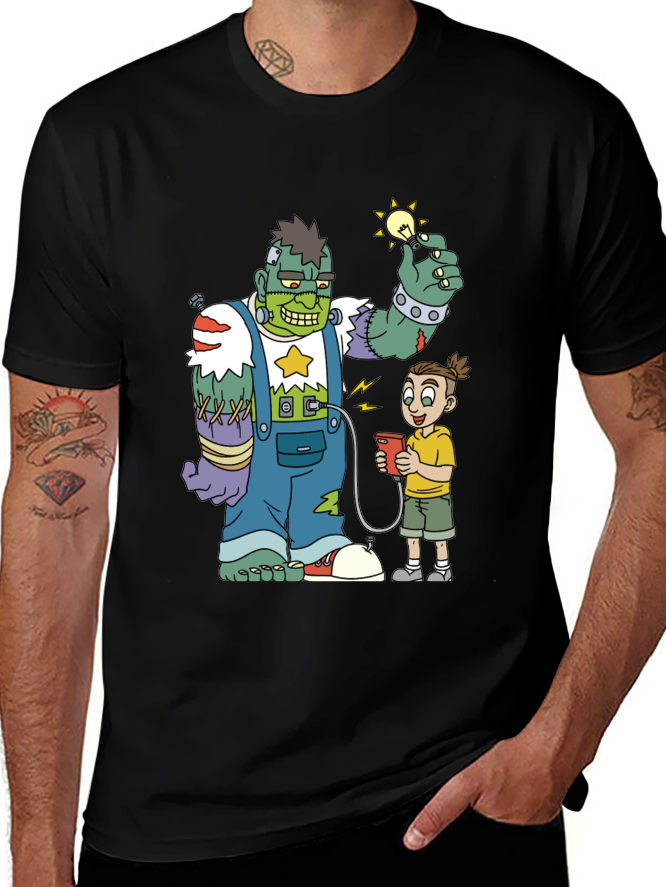 Frankenstein Monster T-Shirt - Electric Fun
