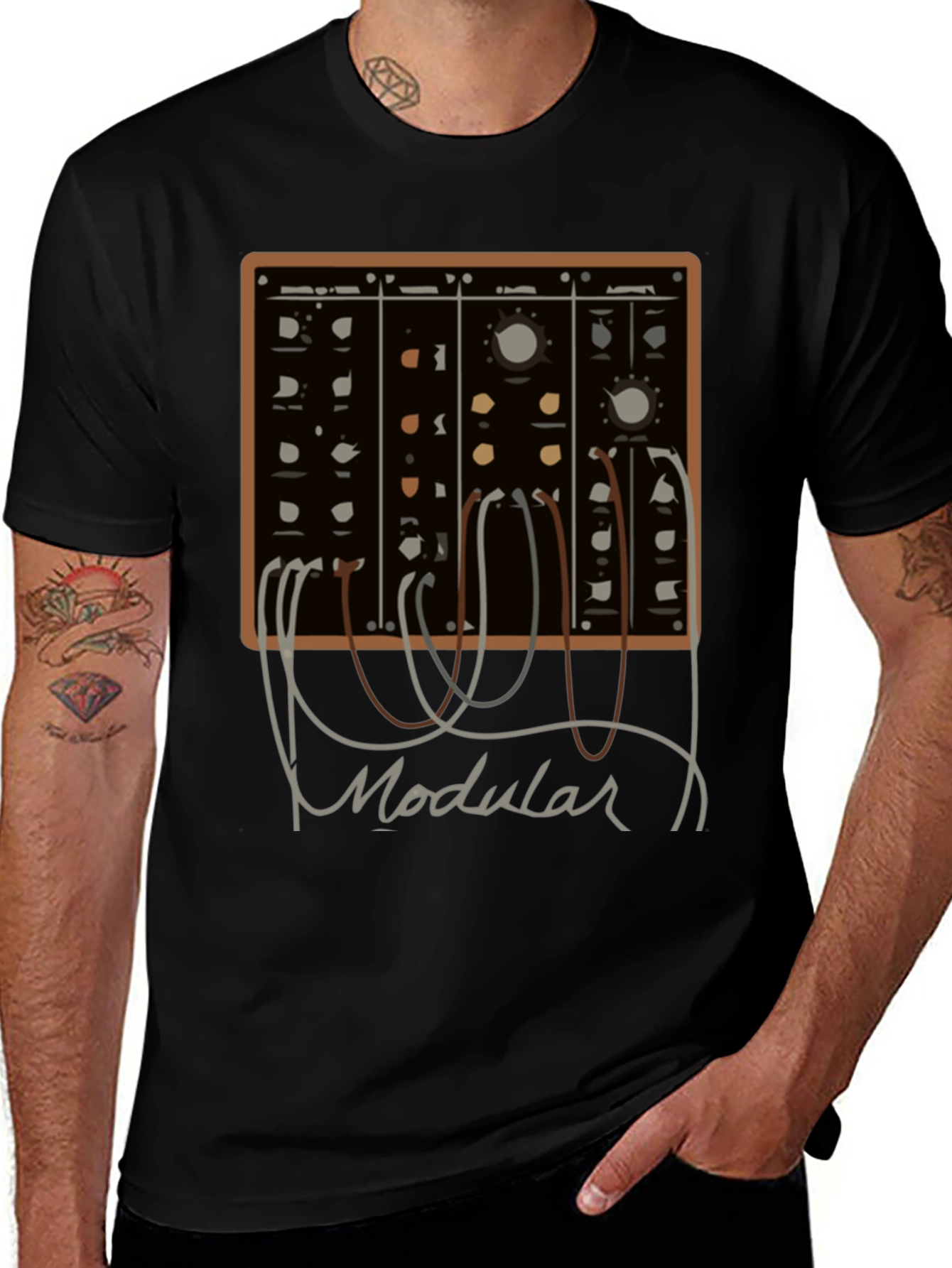 Variant 24 of Modular Synth T-Shirt - Musician Tee