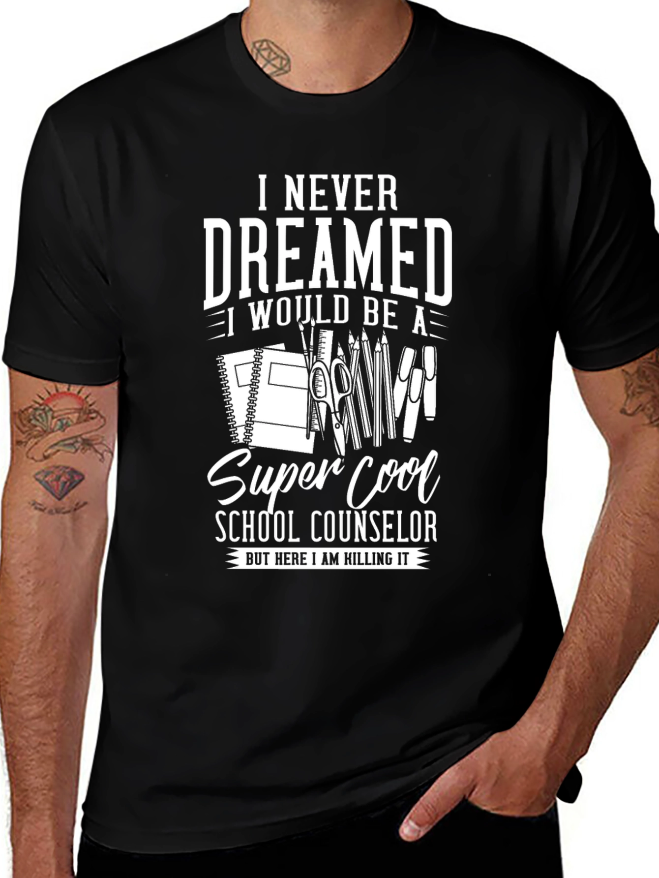 Variant 27 of Super Cool School Counselor T-Shirt