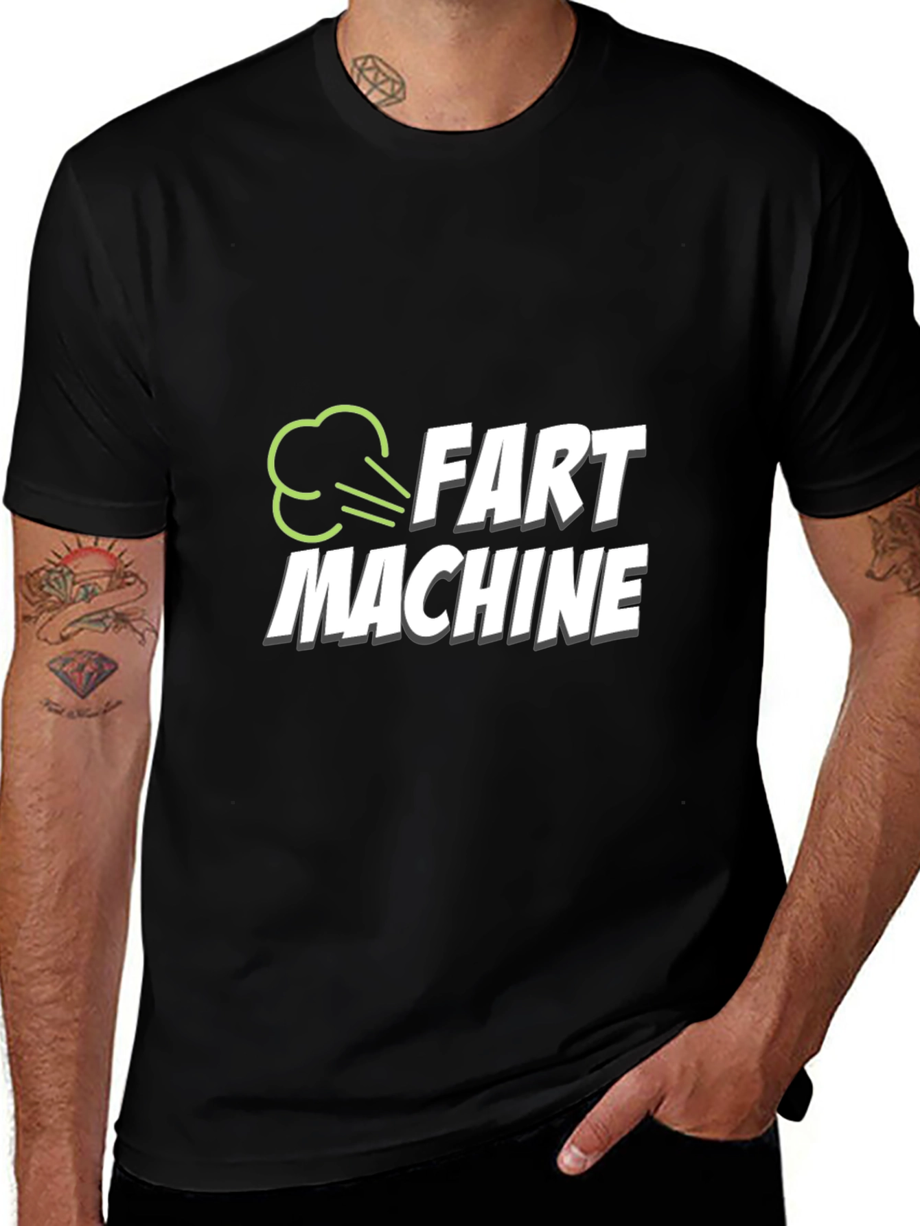 Variant 14 of Fart Machine Graphic Tee - Black Humor T-Shirt