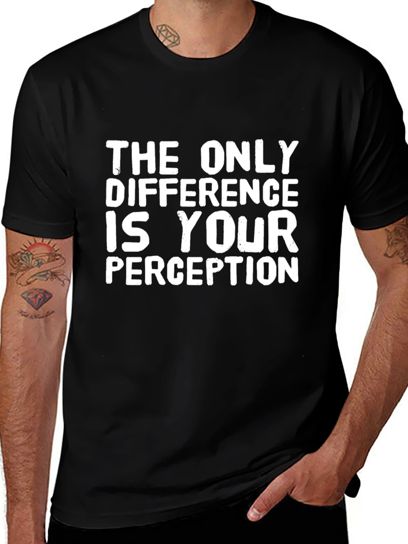 The Only Difference Perception Graphic Tee